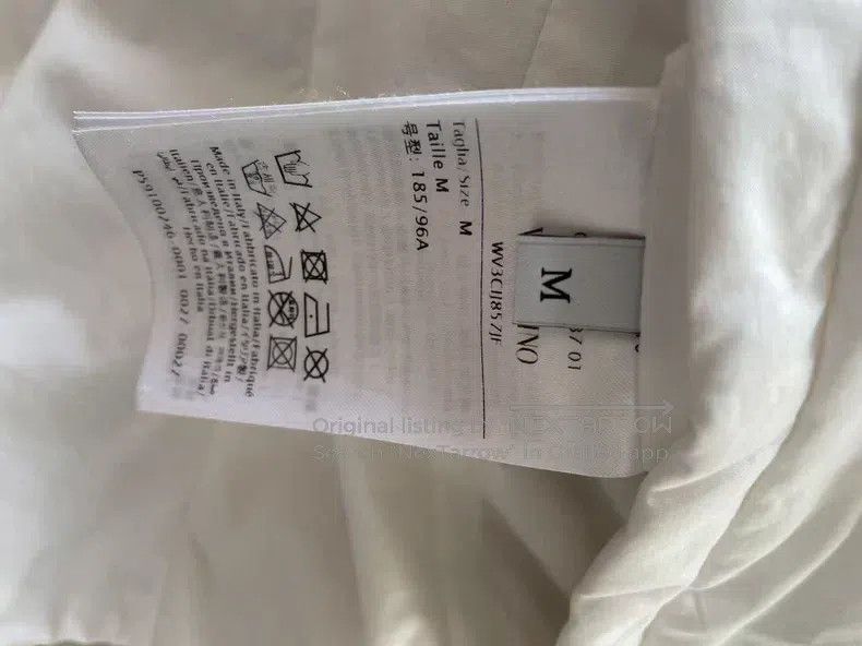Valentino Valentino White thin cotton clothes Size US M / EU 48-50 / 2 - 8 Thumbnail