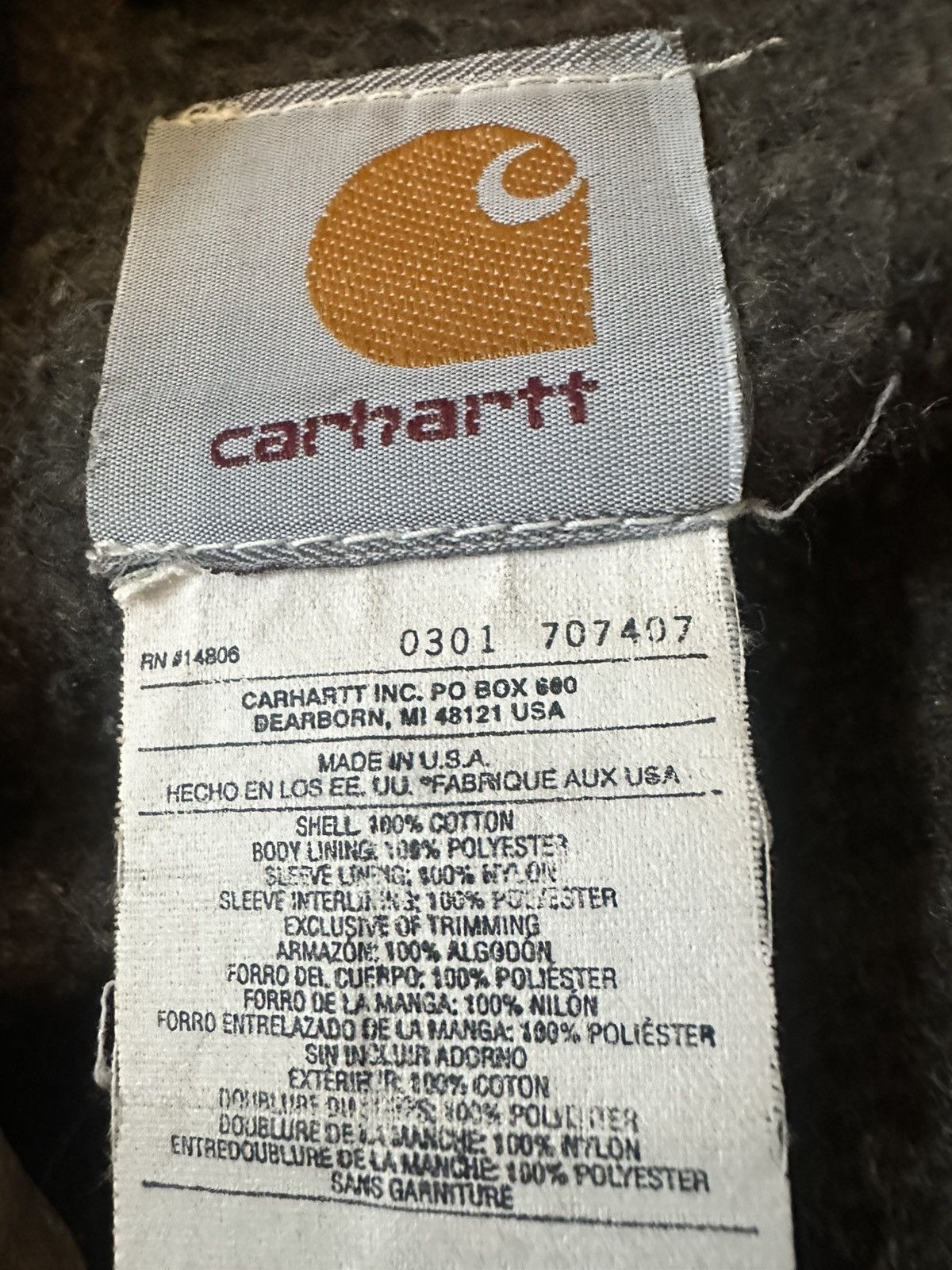 Carhartt × Vintage Carhartt Detroit Jacket Size US S / EU 44-46 / 1 - 5 Thumbnail