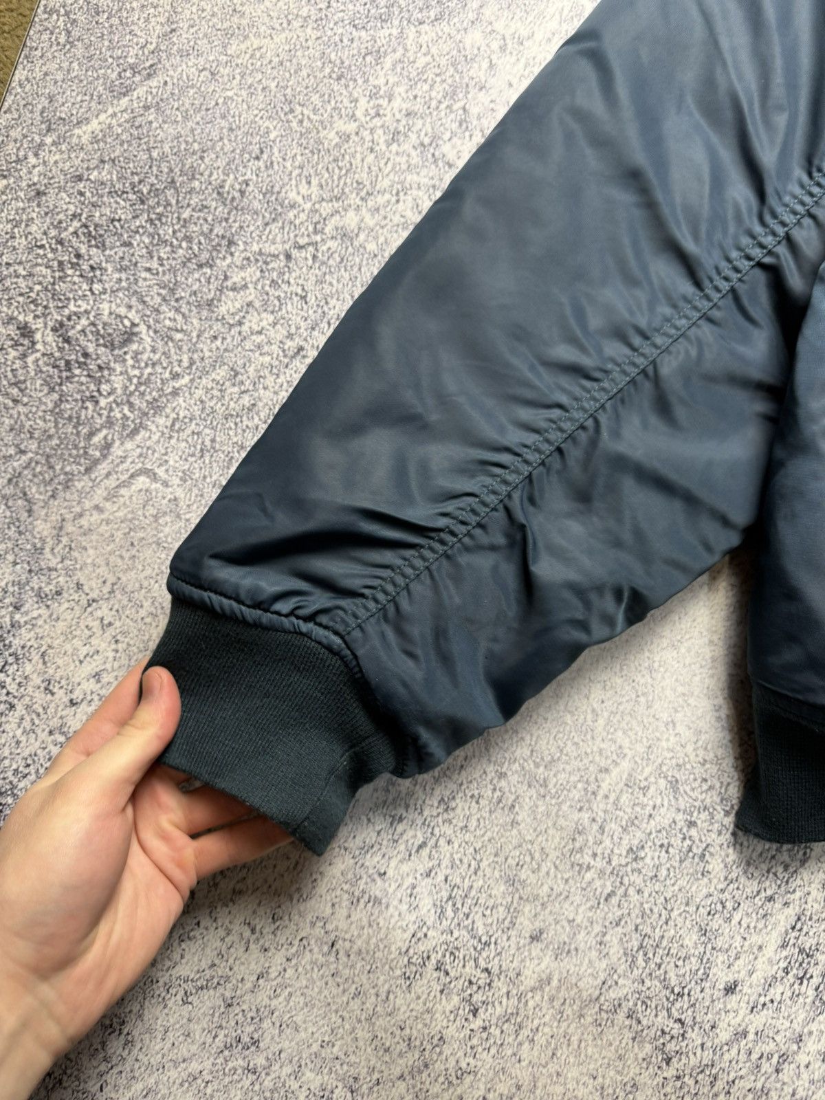Alpha Industries Vintage Blue Reversible Bomber Jacket MA1 USA Y2K Size US XXL / EU 58 / 5 - 12 Thumbnail