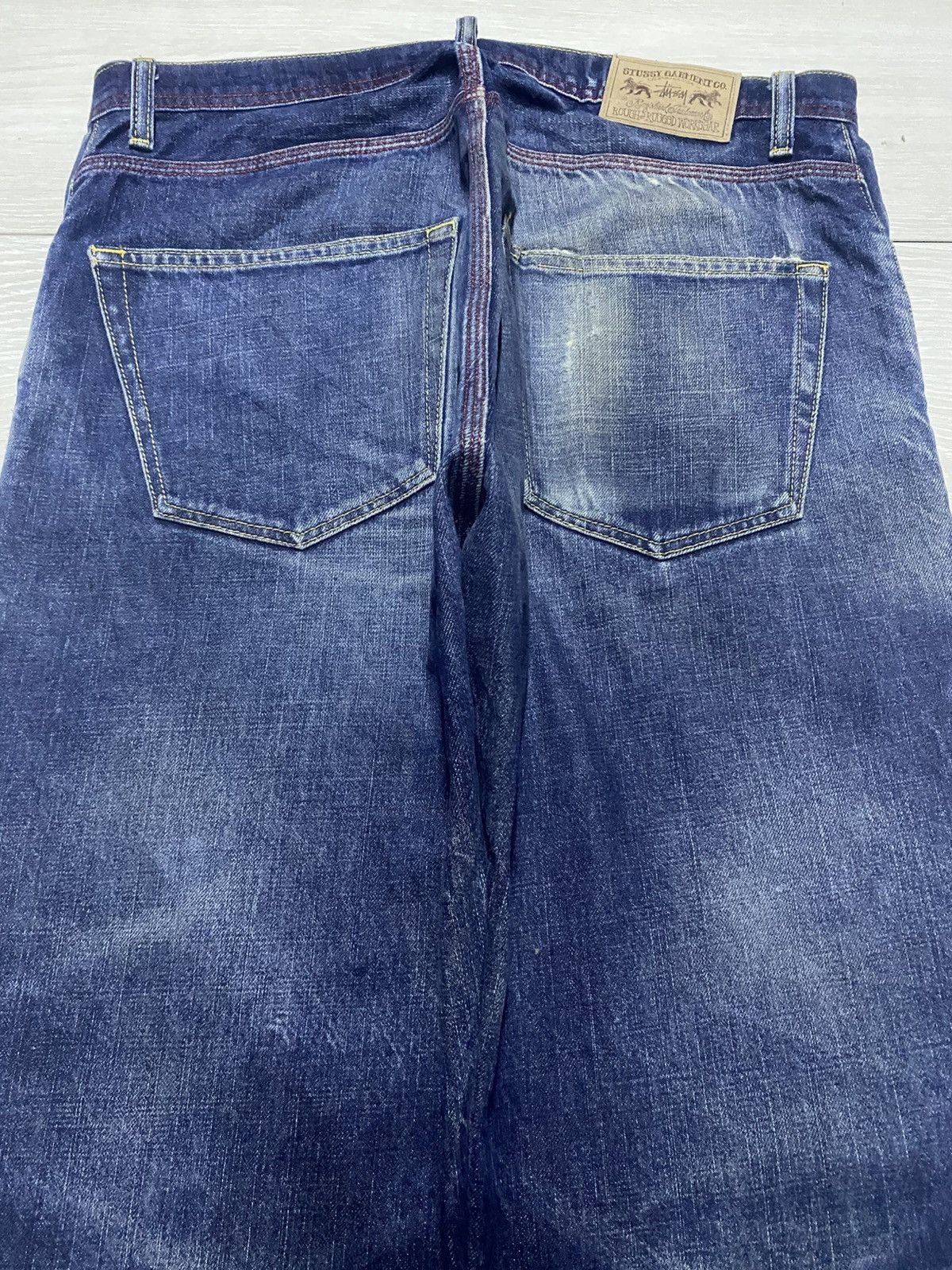 Stussy Stussy Rough & Rugged Mud Wash Baggy Jeans Size US 36 / EU 52 - 4 Thumbnail