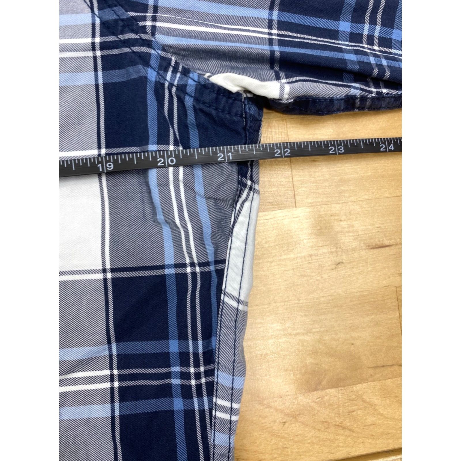 Abercrombie & Fitch Abercrombie & Fitch Button-Up Shirt L Long Sleeve Plaid Blue Casual Mens Regular Slim Size US L / EU 52-54 / 3 - 5 Thumbnail
