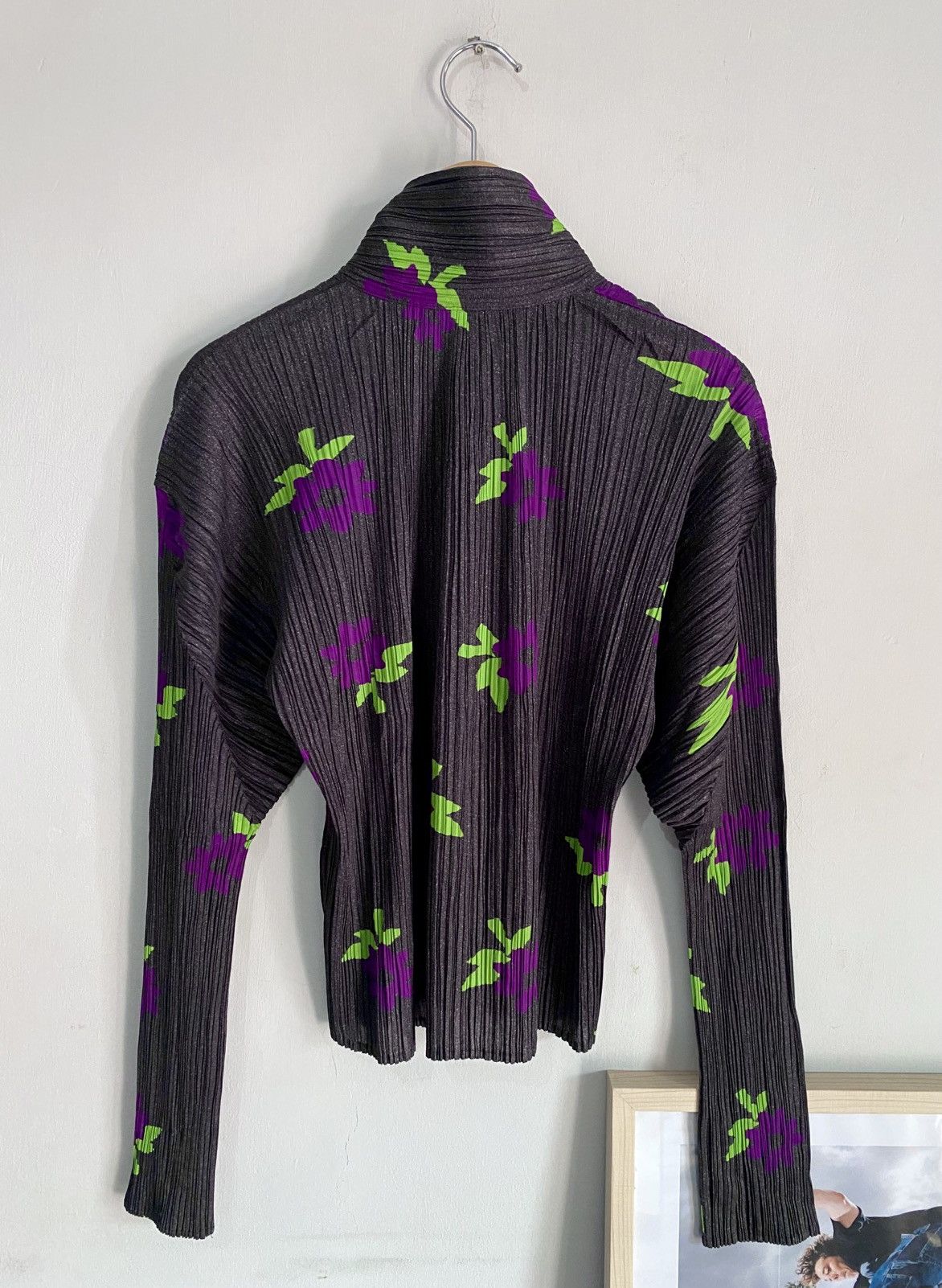 Pleats Please Issey Miyake Pleats Please Pleated Issey Miyake L/S Shirt Cardigan Flower Size M / US 6-8 / IT 42-44 - 10 Thumbnail