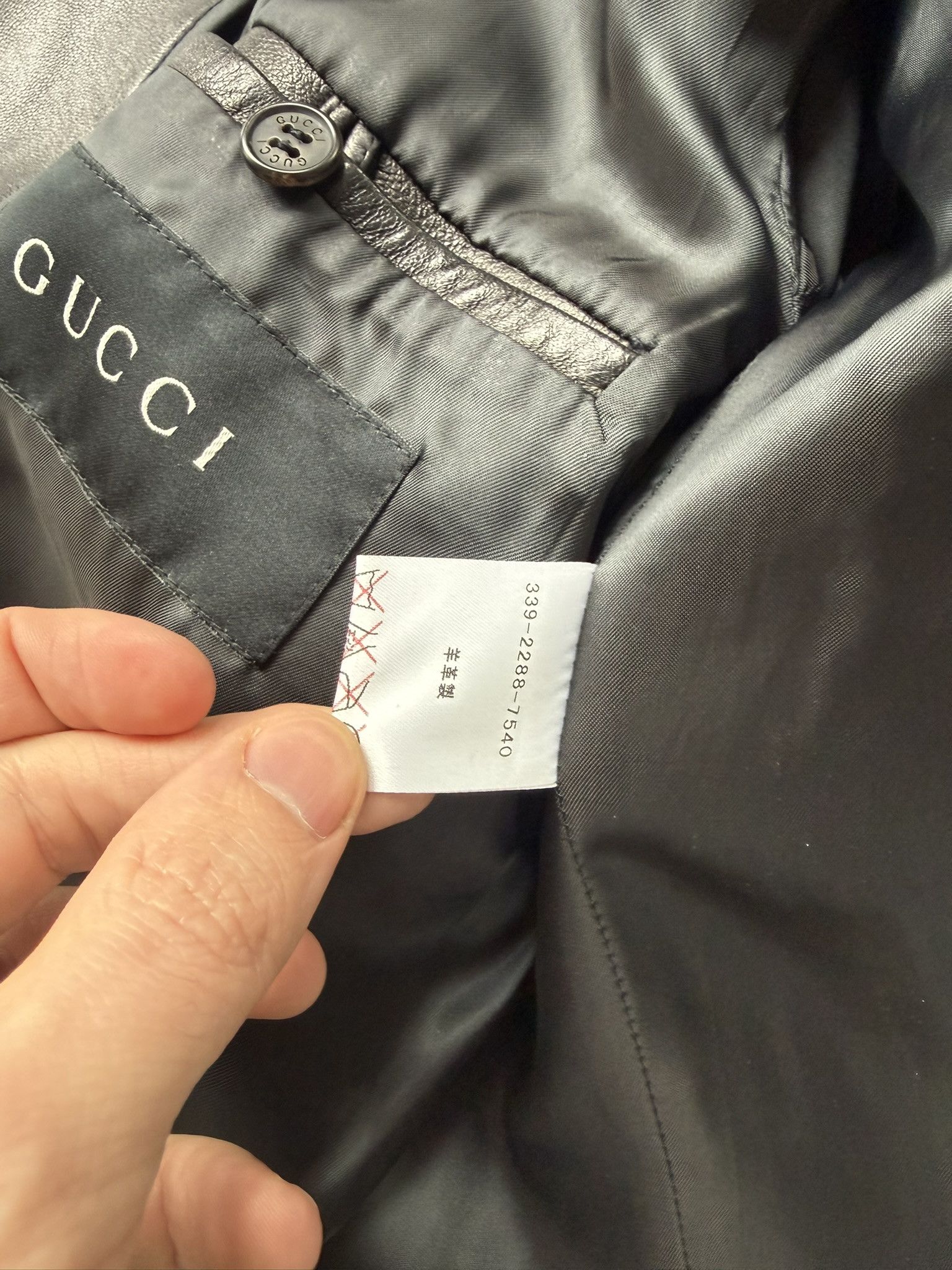 Gucci Tom Ford Gucci Lambskin Leather Jacket Size US M / EU 48-50 / 2 - 5 Thumbnail