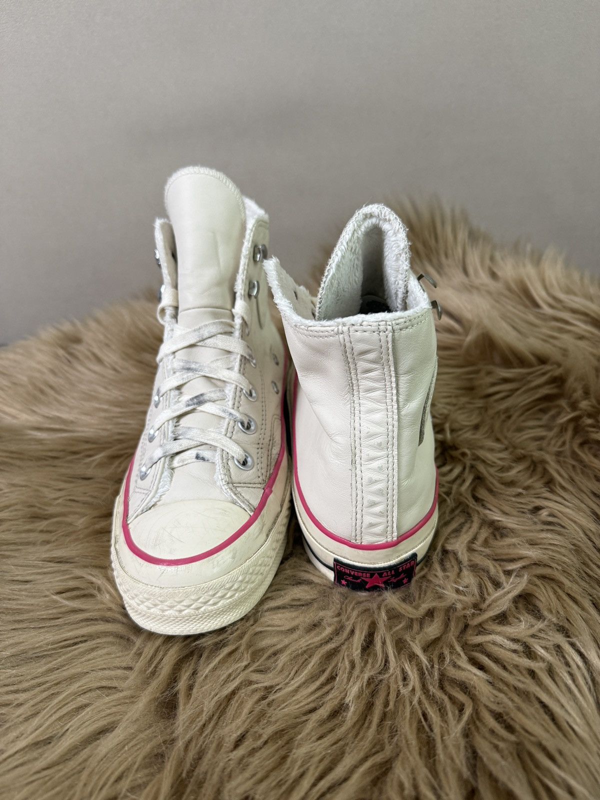 Converse Converse leather sneakers Size US 7.5 / IT 37.5 - 3 Thumbnail