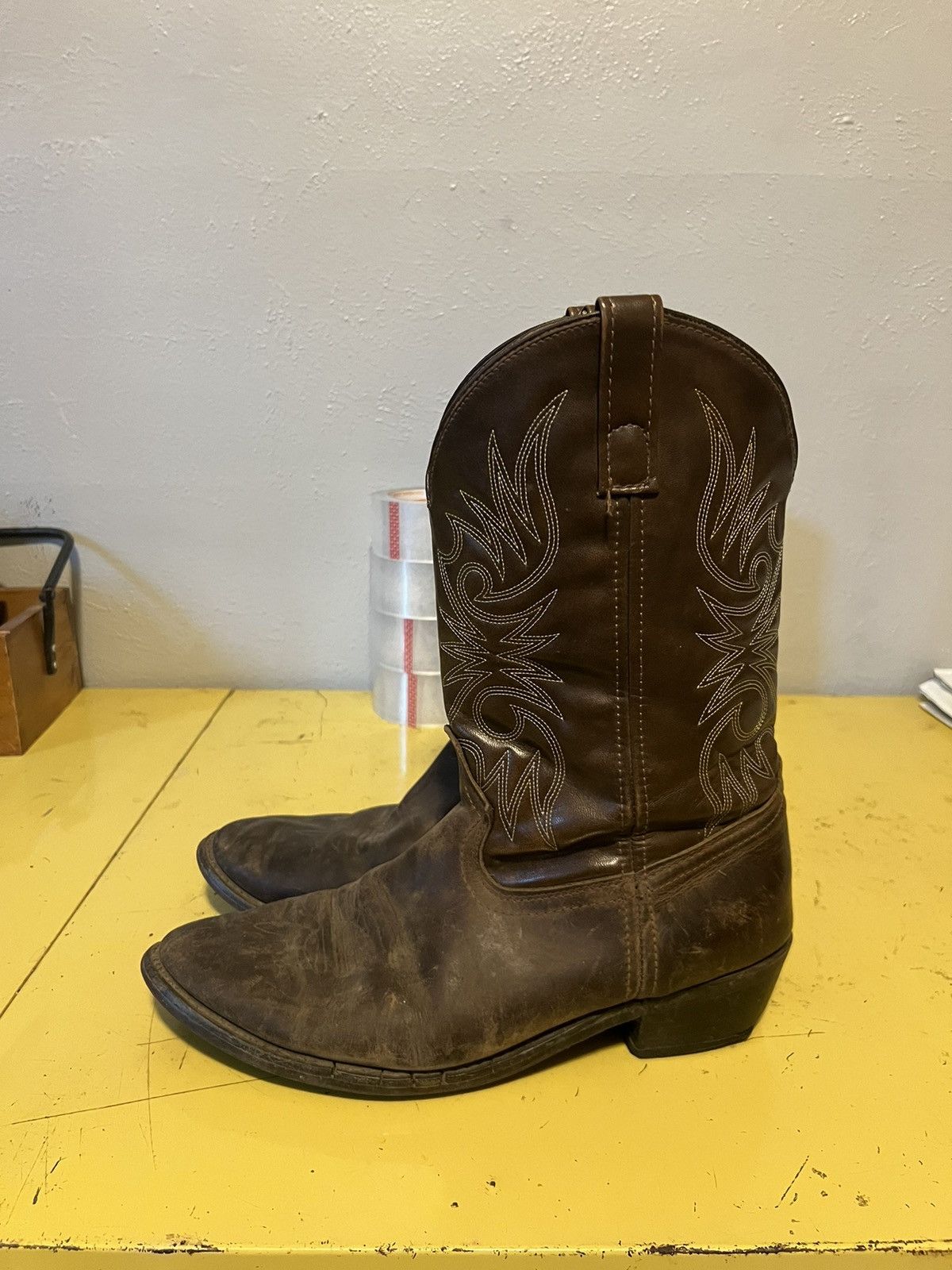 Vintage Laredo Cowboy Boots Sz 10.5 EW Size US 10.5 / EU 43-44 - 4 Thumbnail