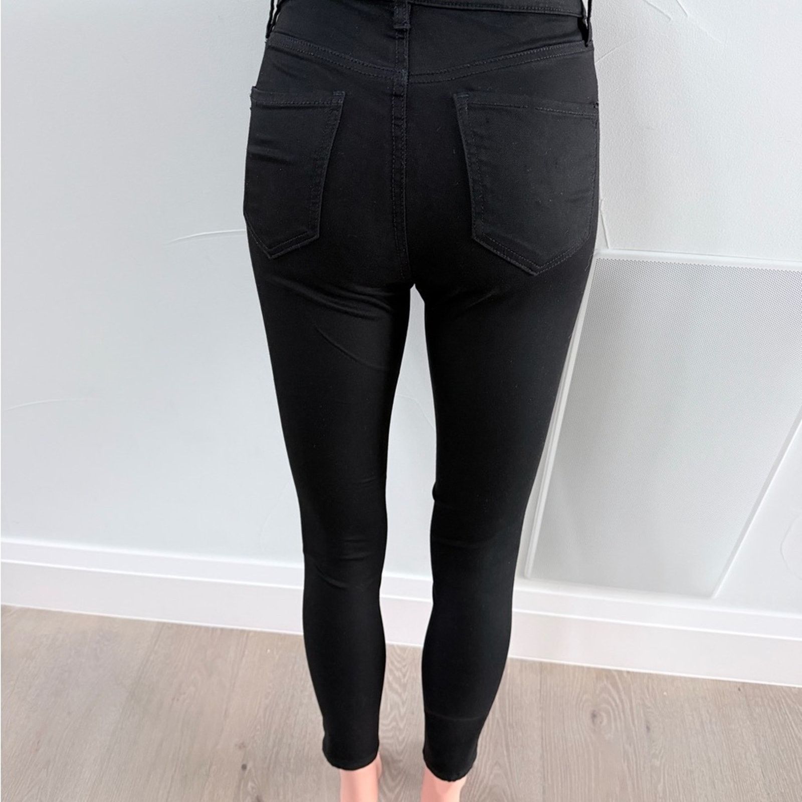 Other New Y2K Classic Black High Rise Skinny Pants. Size 24 Size 24" / US 00 / IT 34 - 3 Thumbnail