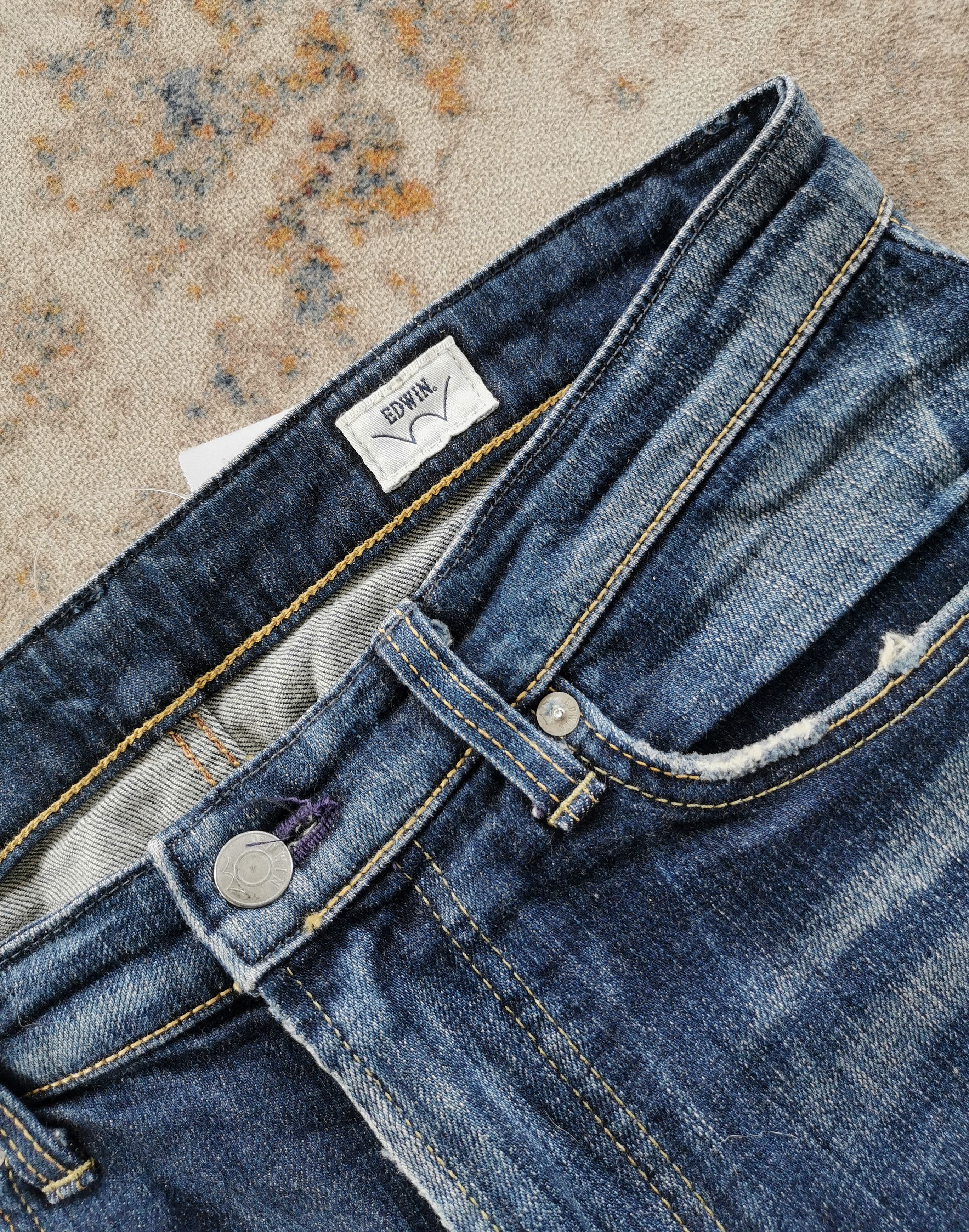 Edwin Avantgarde Edwin Distressed Slim Jeans Size US 32 / EU 48 - 12 Thumbnail