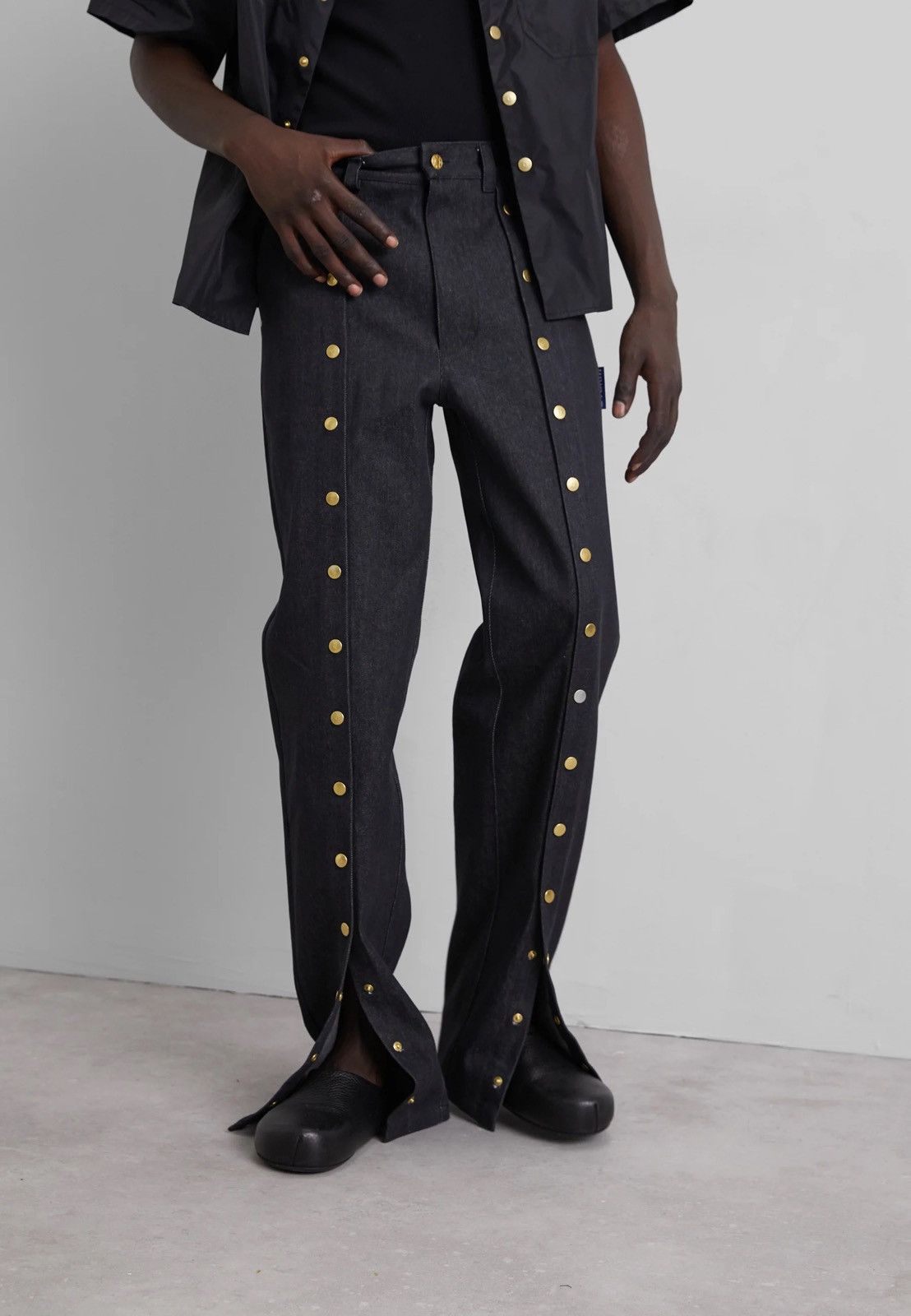 !DS! SS23 Nikolaj Storm Chaco Washed Black Pants