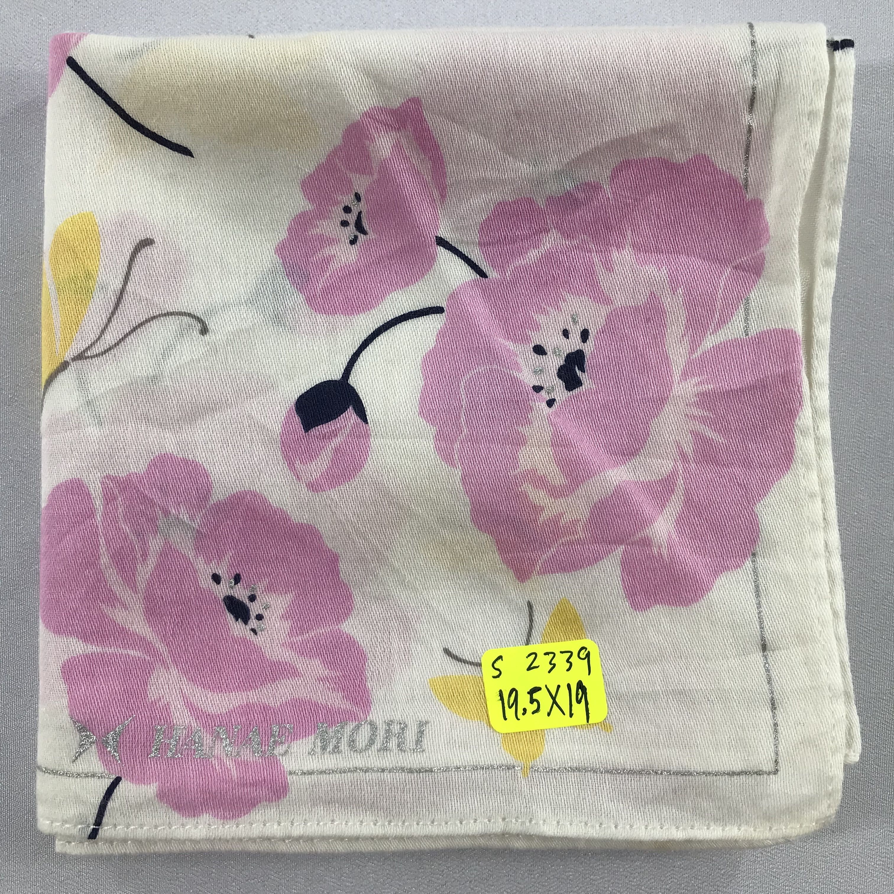 Hanae Mori × Vintage Hanae Mori Bandana / Handkerchief / Neckerchief - S2339 Size ONE SIZE - 4 Thumbnail