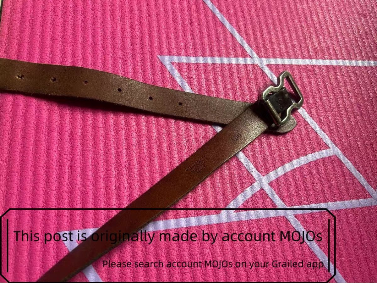 Maison Margiela Sz 100 Maison Martin Margiela Leather Brown Belt mojos0212 Size ONE SIZE - 5 Thumbnail