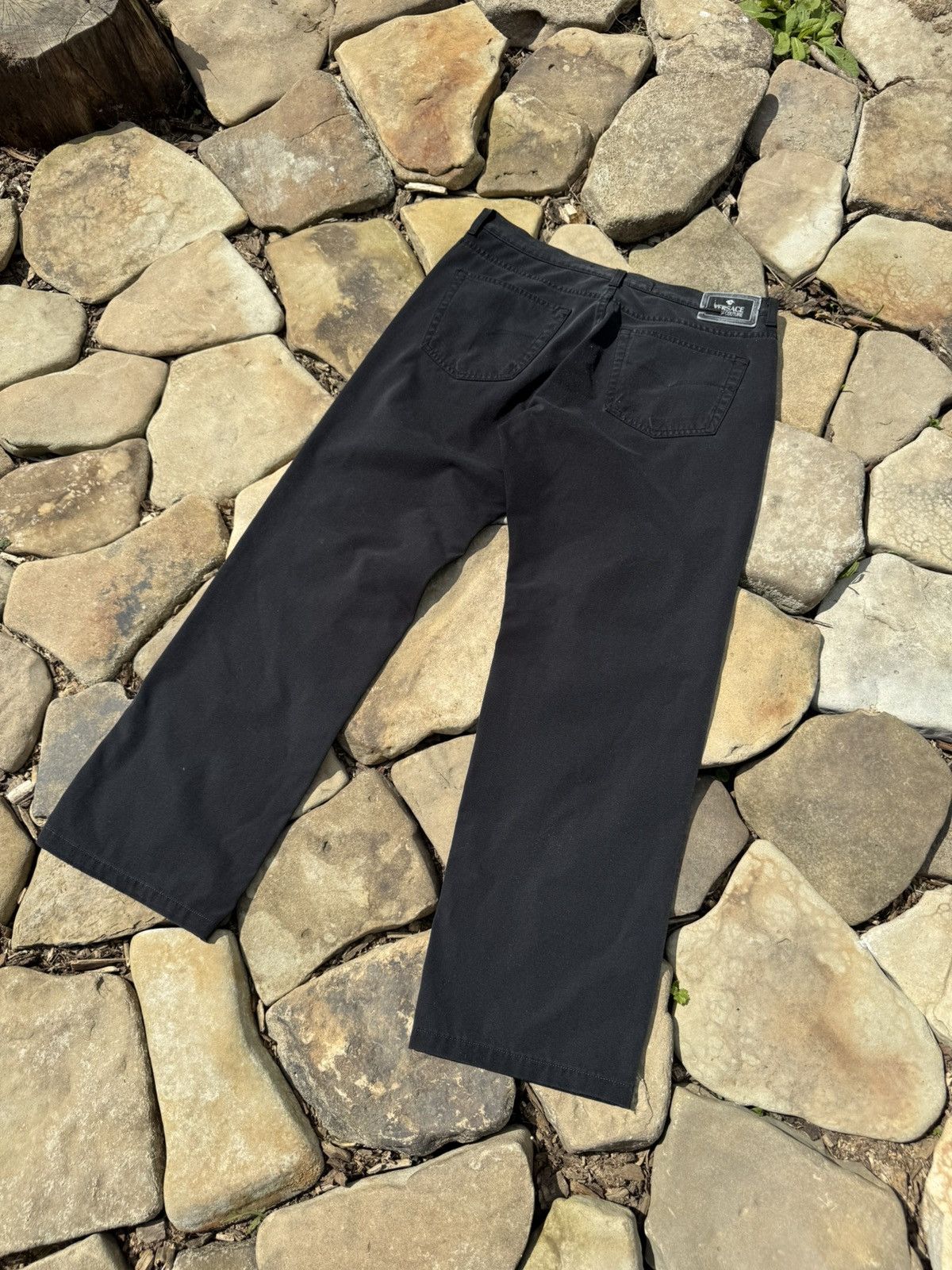 Vintage Vintage Versace Jeans Cuture Viscose Baggy Pants Size US 33 - 2 Thumbnail