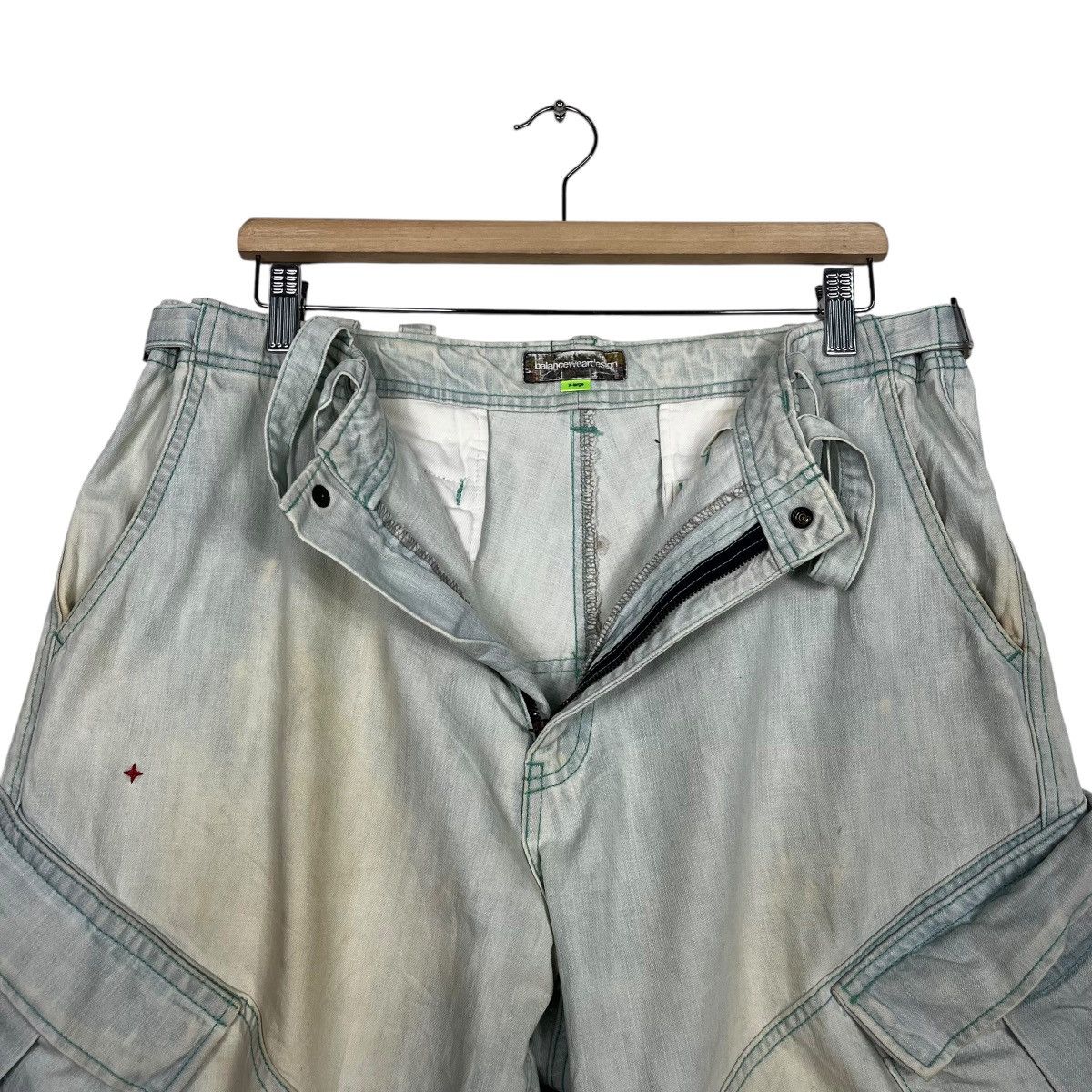 Japanese Brand Vintage Balance Wear Design Short Denim Size US 34 / EU 50 - 15 Thumbnail