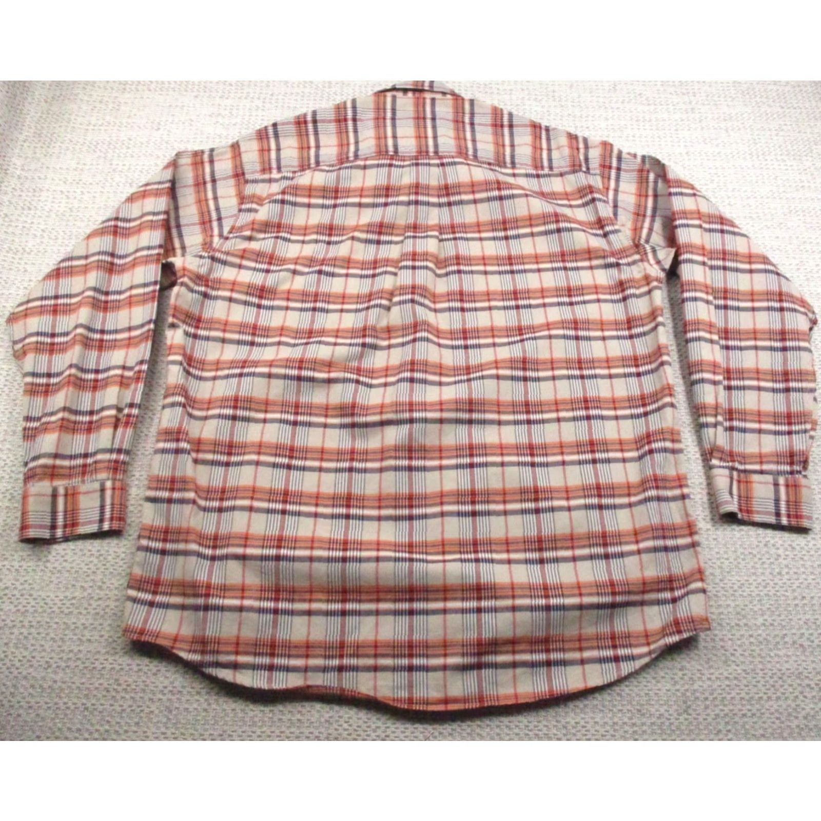 Vintage Cinch Shirt Mens M Orange Plaid Long Sleeve Button-Up Western Rodeo Shirt Mens M Casual Workwear Mens Size US M / EU 48-50 / 2 - 6 Thumbnail