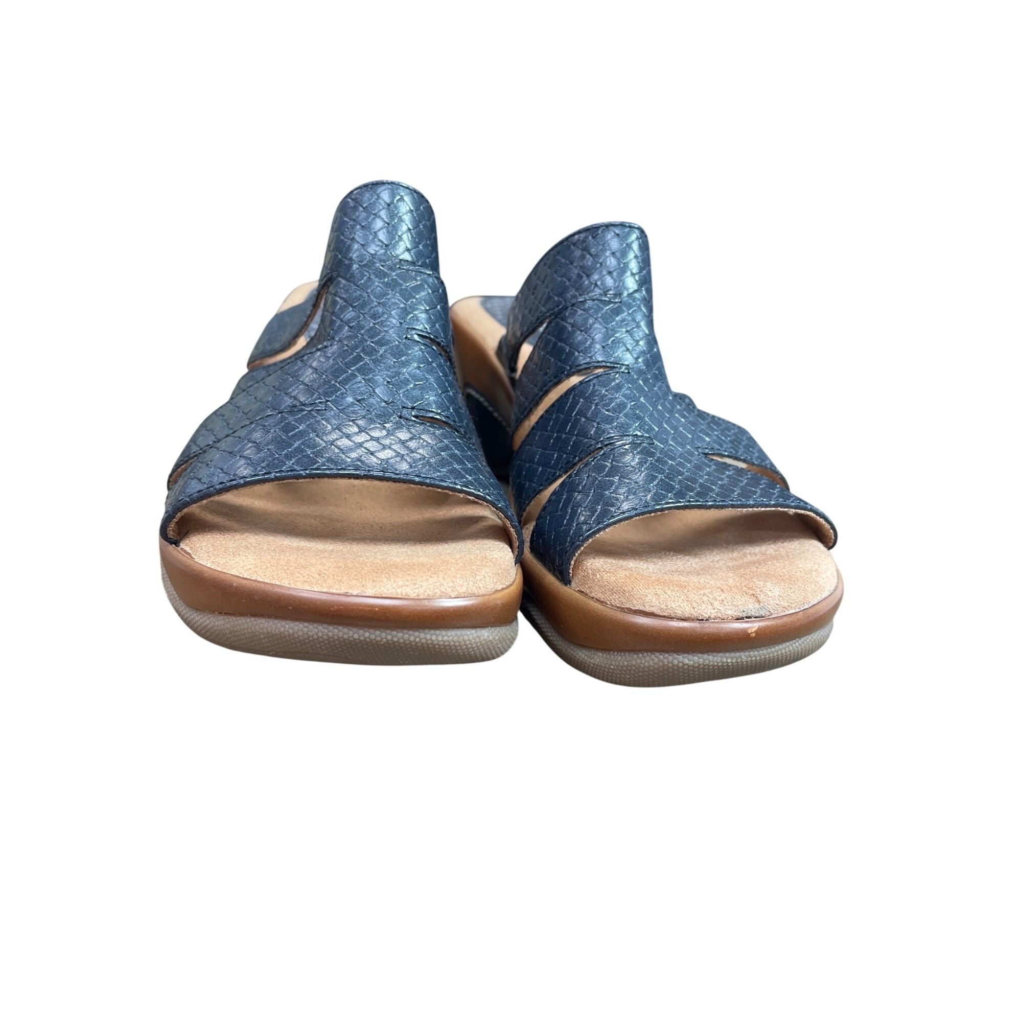 Other Rialto Womens synthetic Navy Blue Slide Wedge Sandals Sz 6M Size US 6 / IT 36 - 10 Thumbnail