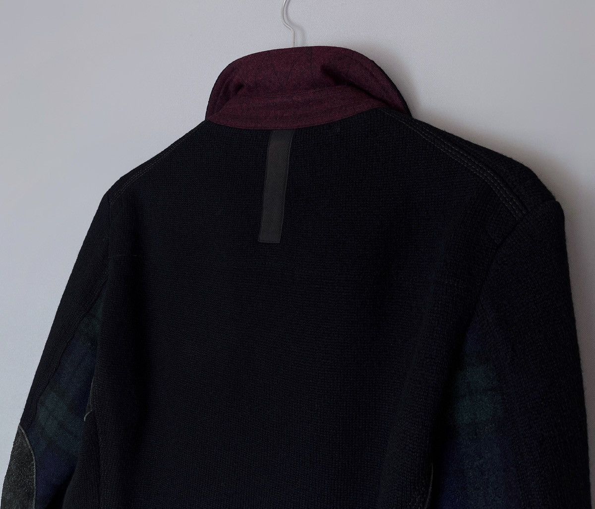 Comme des Garcons × Comme des Garcons Homme Plus × Junya Watanabe 🔥RUNWAY 2011 JUNYA WATANABE WOOL PANELED JACKET Size US L / EU 52-54 / 3 - 9 Thumbnail