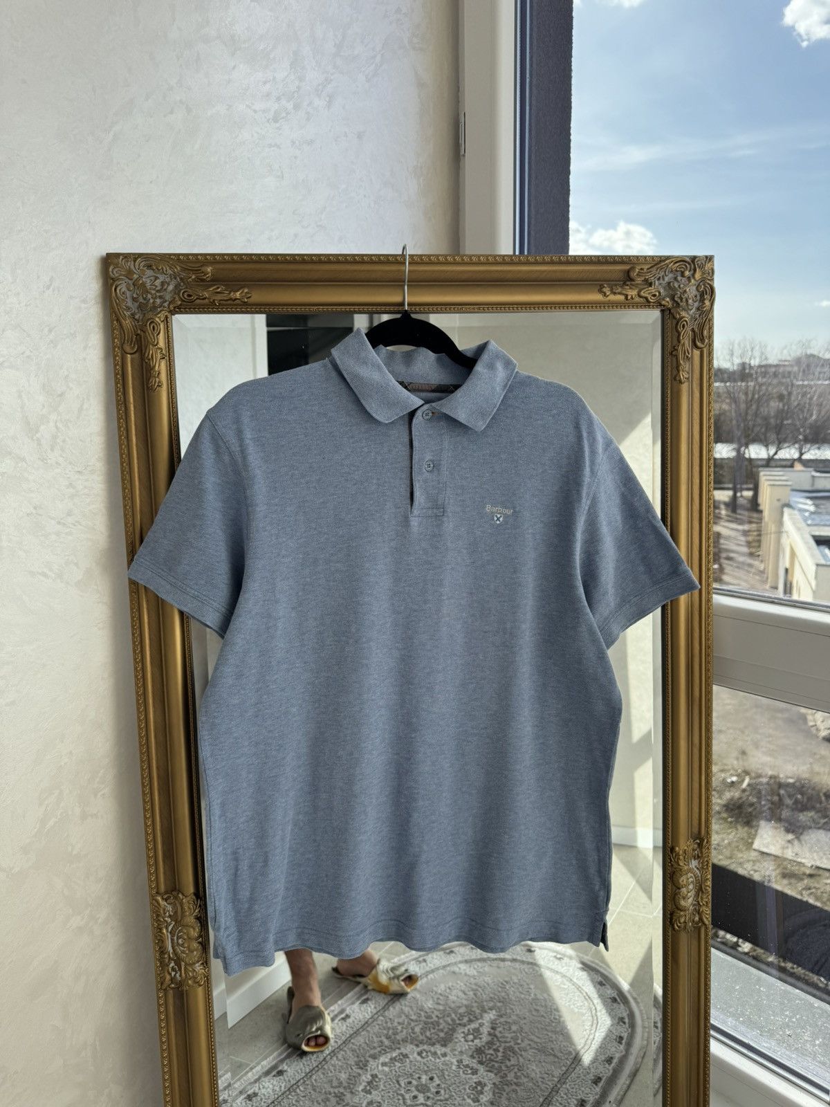 Barbour Luxury Vintage Barbour Polo Shirt TEe Striped checkered Y2K Size US XL / EU 56 / 4 - 1 Thumbnail