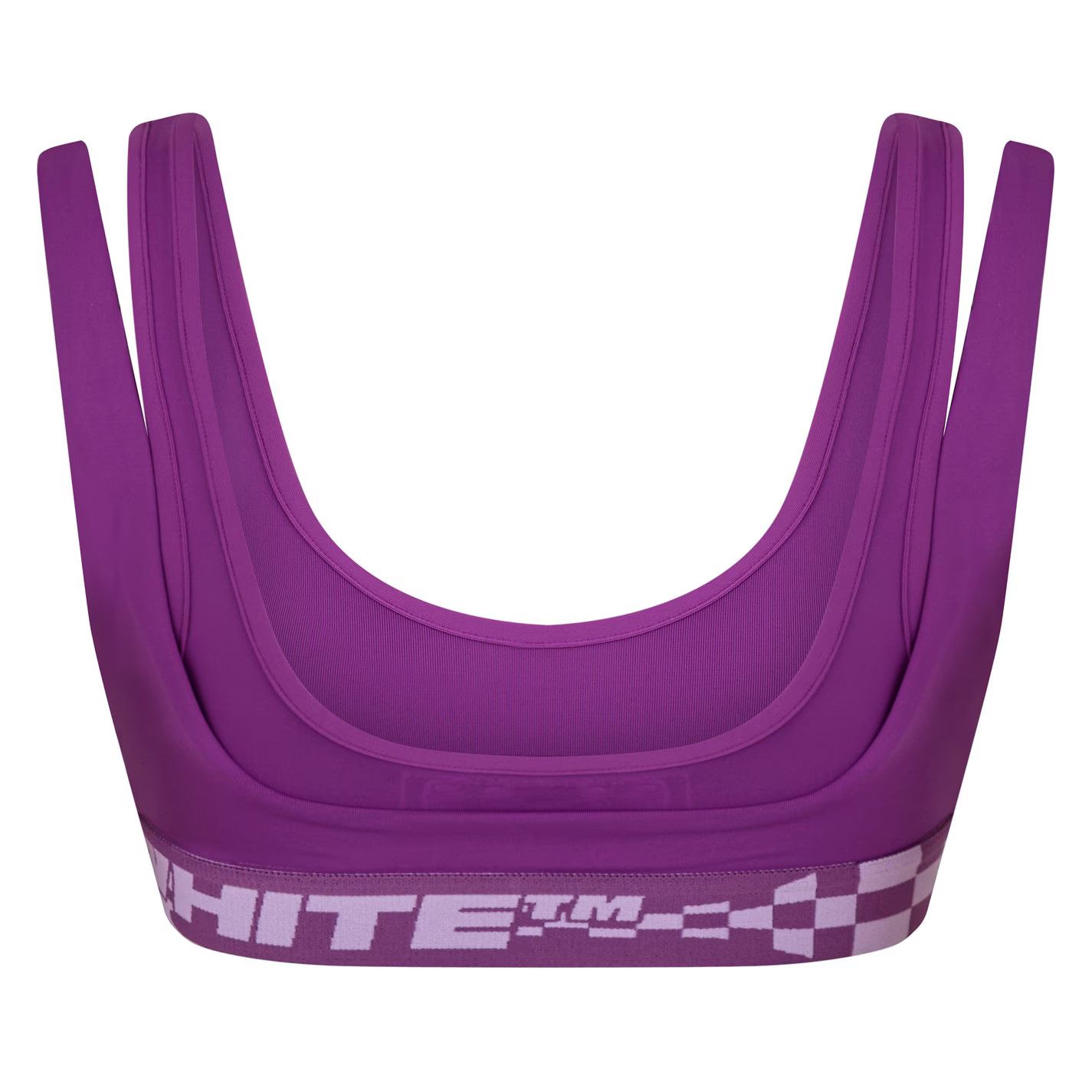 Off-White o1g2r1mq0225 Size: S / Top Active Bra in Purple Size ONE SIZE - 2 Thumbnail