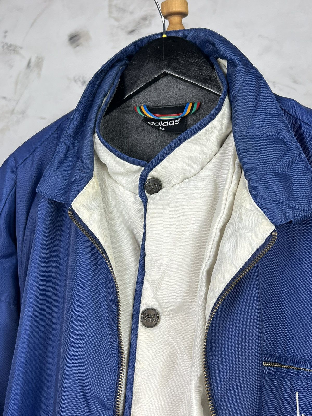 USA Olympics 1956 Vintage Adidas Olympic Games Jacket Giochi Size XL- XXL Size US XL / EU 56 / 4 - 5 Thumbnail