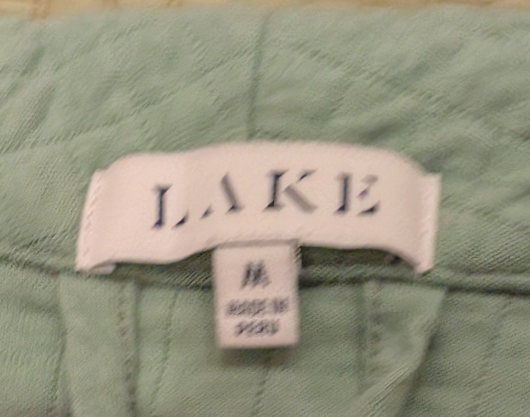 Other Lake Spa Robe Quilt Texture Green Made in Peru Size M / US 6-8 / IT 42-44 - 3 Thumbnail