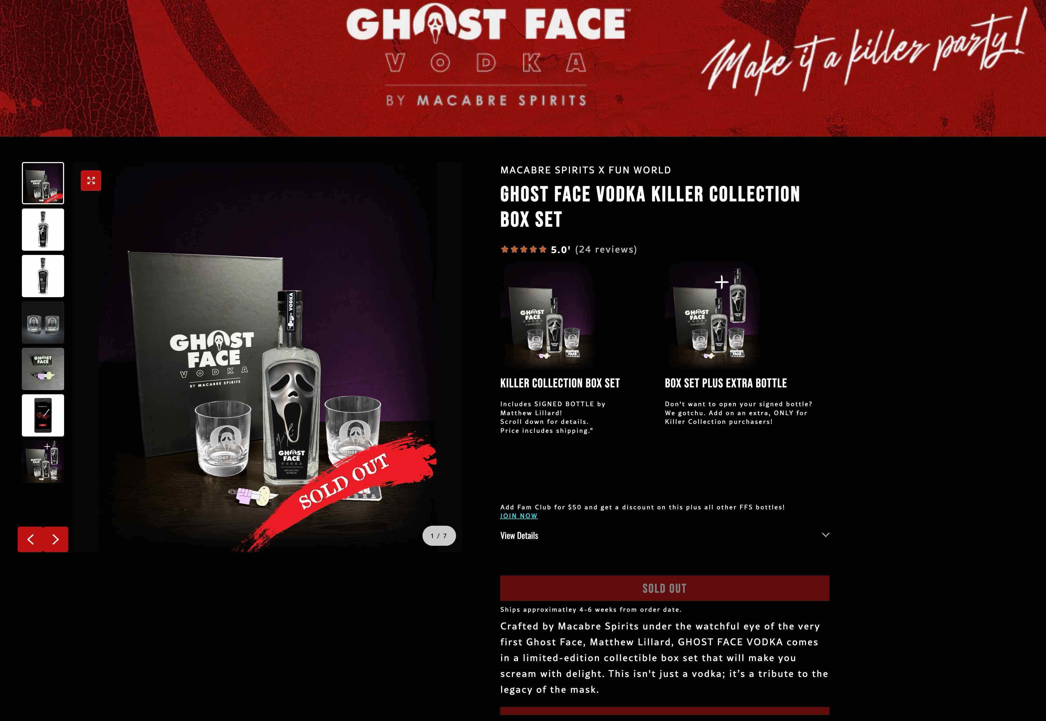 Other *RARE SIGNED* GHOST FACE LIMITED SCREAM KILLER BOX SET Size ONE SIZE - 11 Thumbnail