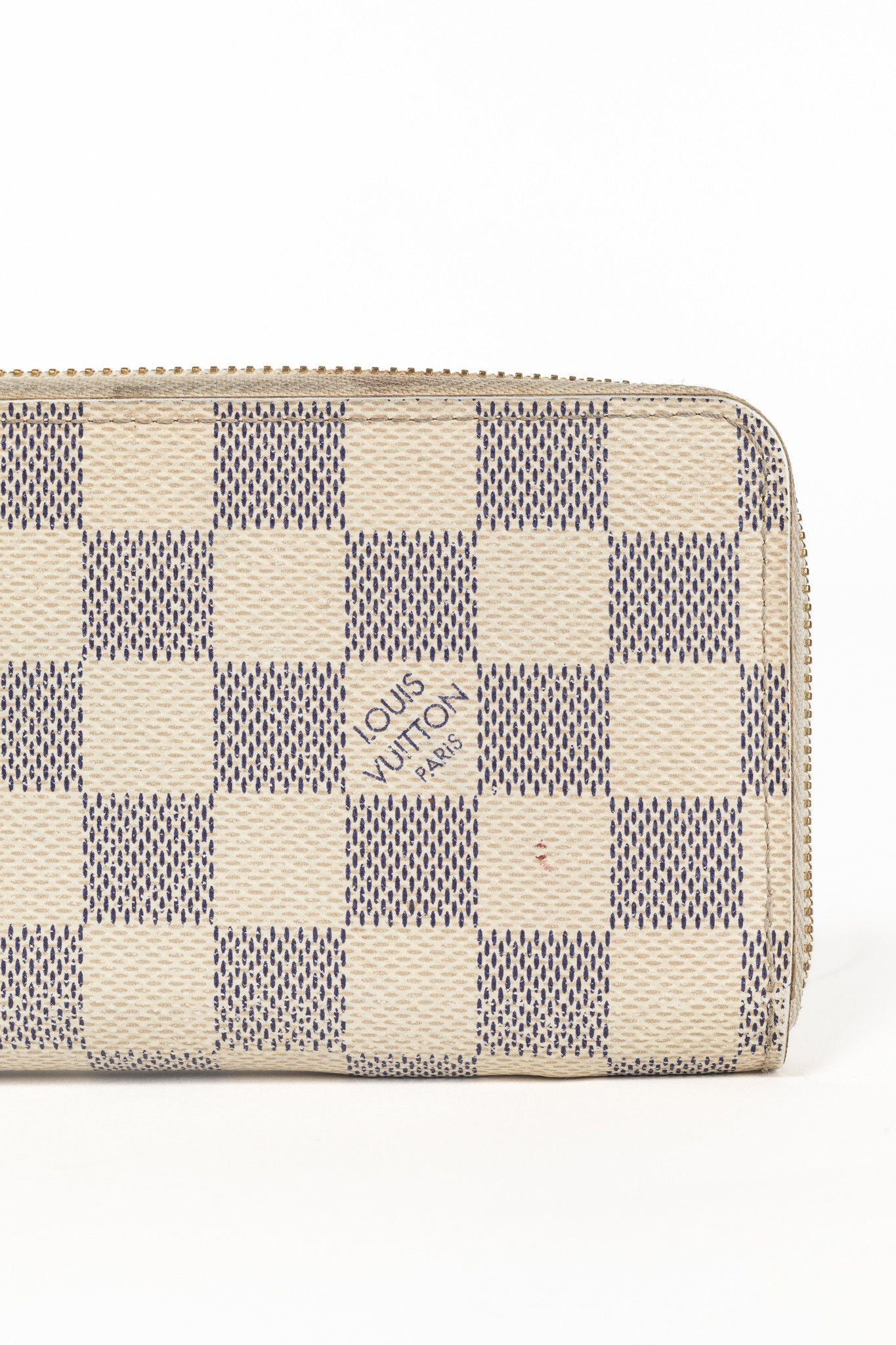 Louis Vuitton Louis Vuitton Clemence Damier Azur Canvas Zip Wallet Size ONE SIZE - 5 Thumbnail