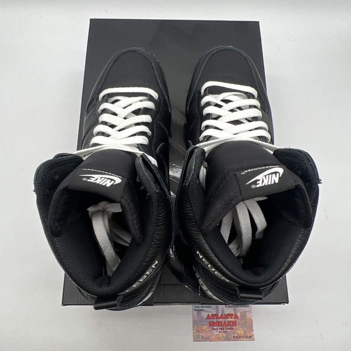 Nike Nike Undercover x Dunk 1985 High Chaos Black Size US 11 / EU 44 - 7 Thumbnail