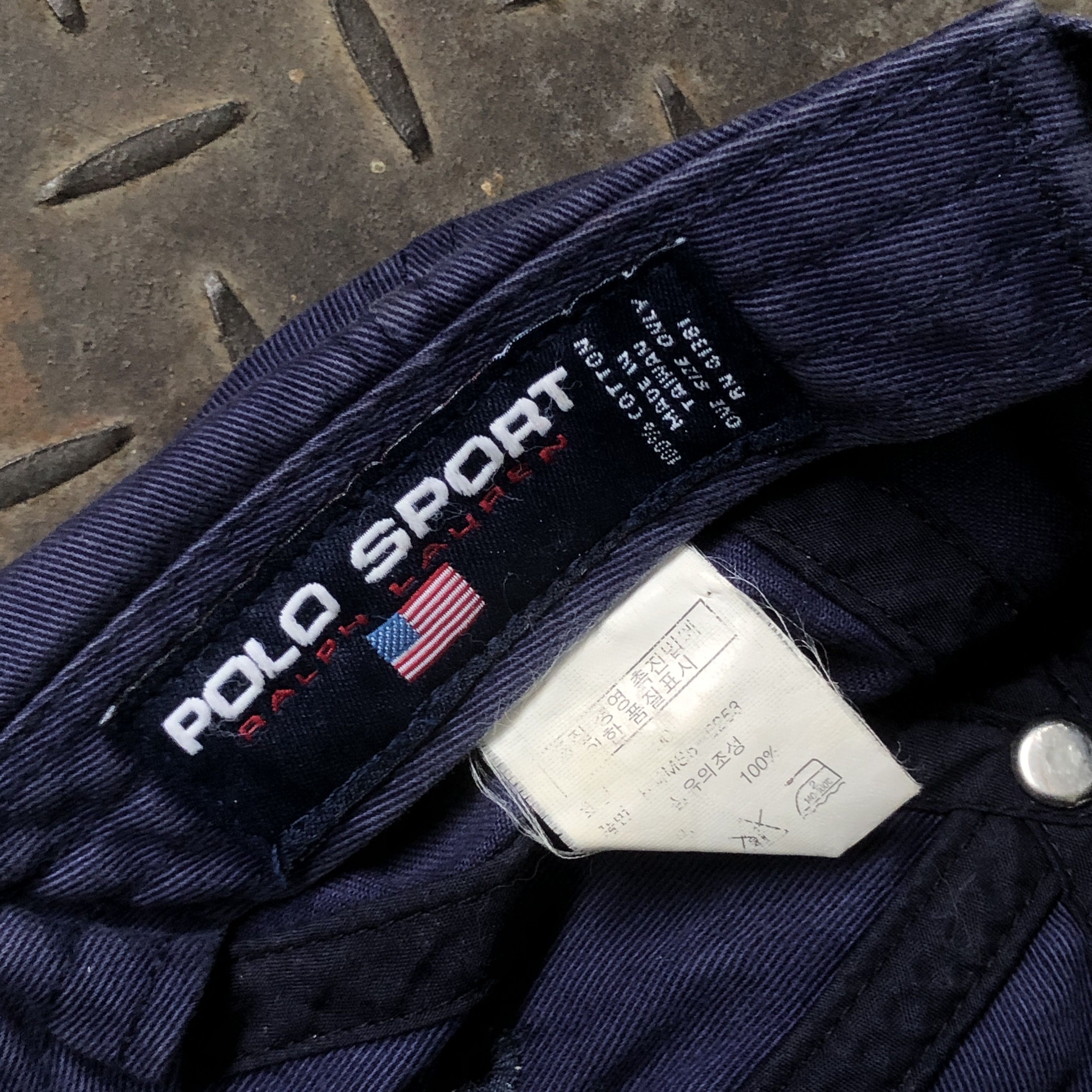 Polo Ralph Lauren 🔥RARE🔥 Vintage Polo Sport Ralph Lauren Logo Sunfaded Hat Size ONE SIZE - 7 Thumbnail