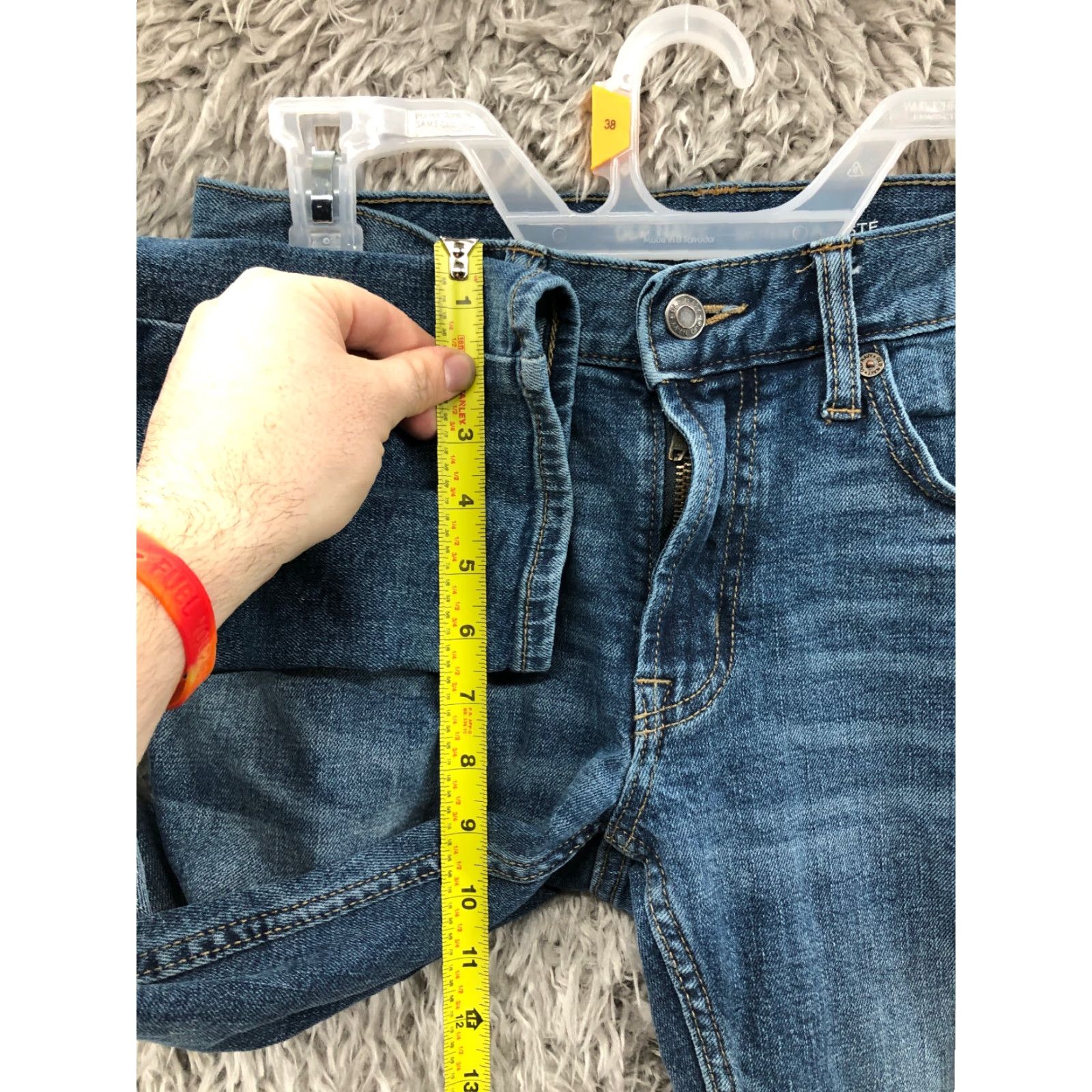 Old Navy Old Navy Jeans Skinny Mens 30x30 Dark Wash Blue Denim Cotton Blend Regular Mid Rise 5-Pocket Size US 30 / EU 46 - 4 Thumbnail