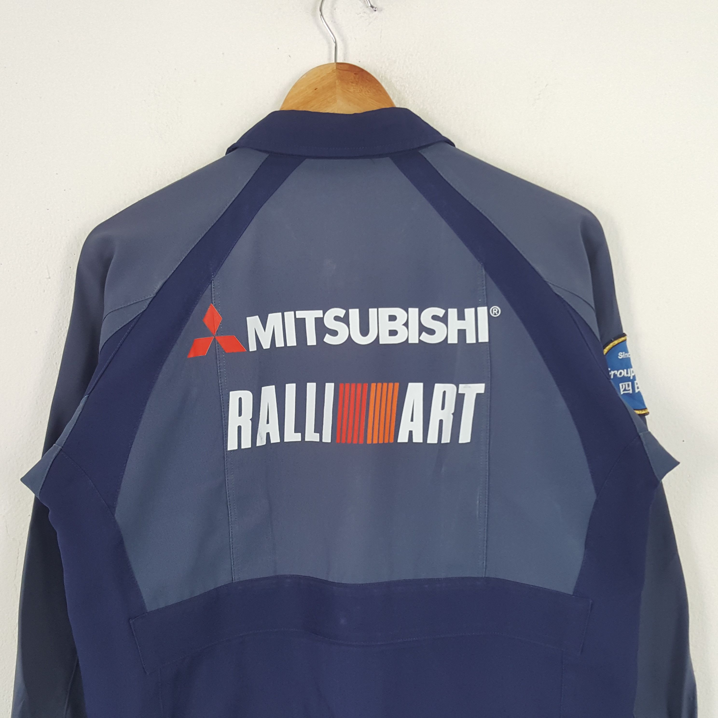 Japanese Brand × Vintage Vintage Mitsubishi RalliArt Racing Japanese Custom Jacket Size US M / EU 48-50 / 2 - 2 Thumbnail