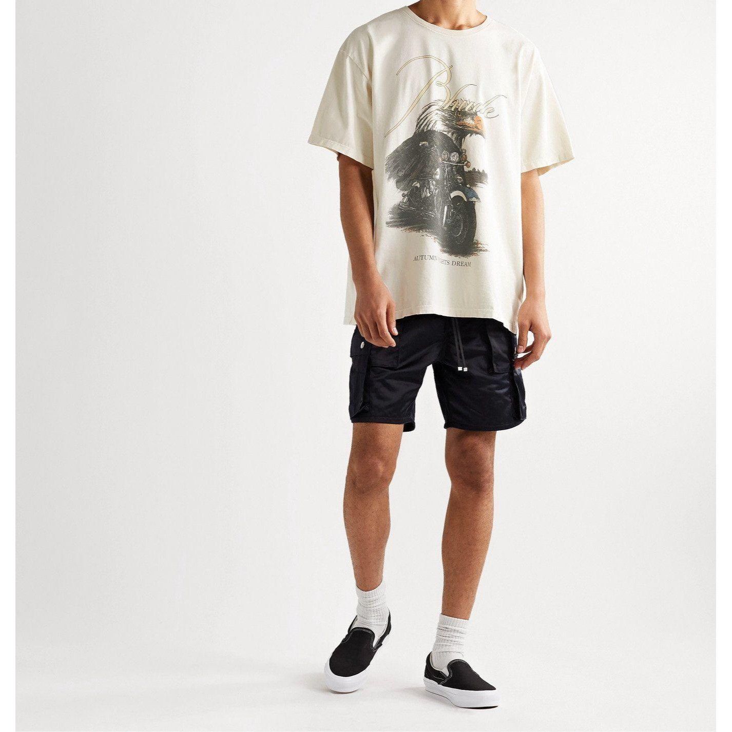 Rhude NEW RHUDE EAGLE DREAM TEE IN IVORY SZ SMALL Size US S / EU 44-46 / 1 - 2 Thumbnail