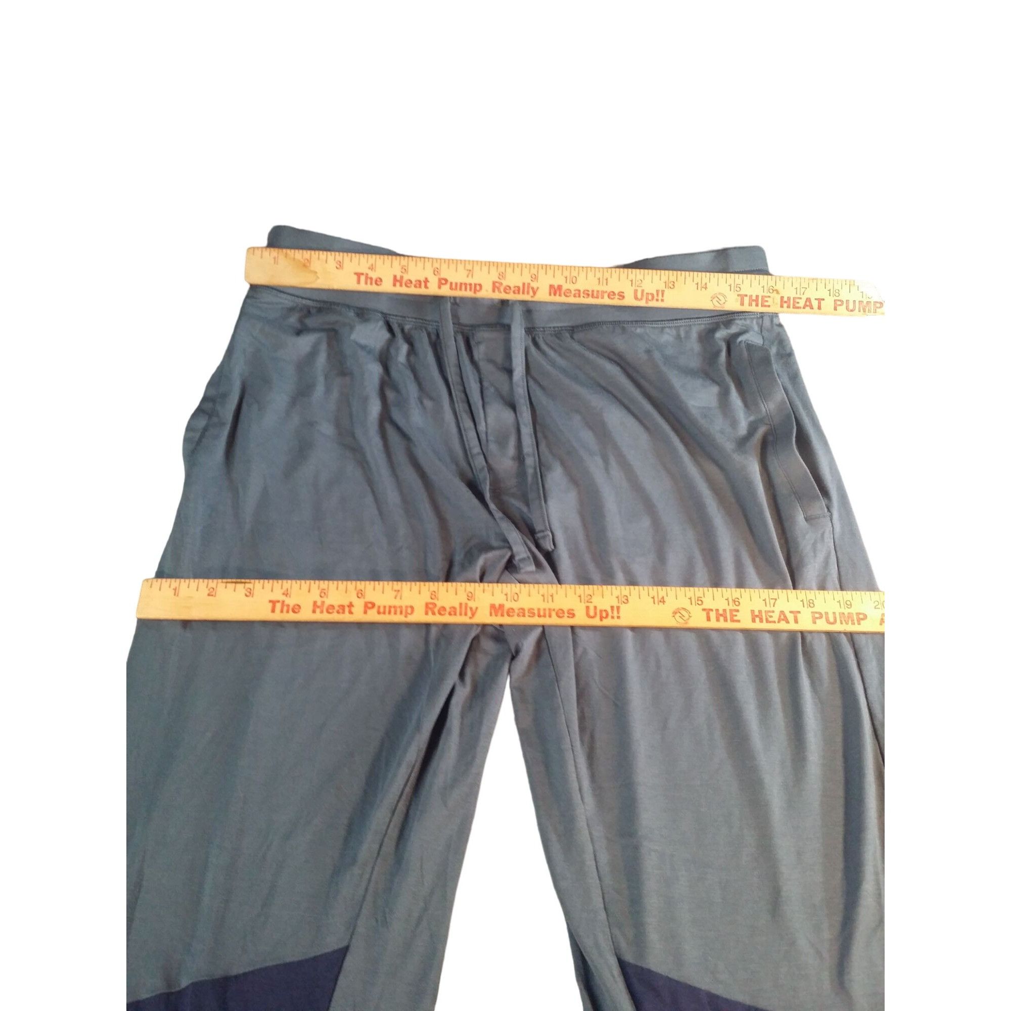 Sleeper Tommy John Joggers Men Sz M Two Tone Blue Indoor Sleepwear Size US 34 / EU 50 - 2 Thumbnail