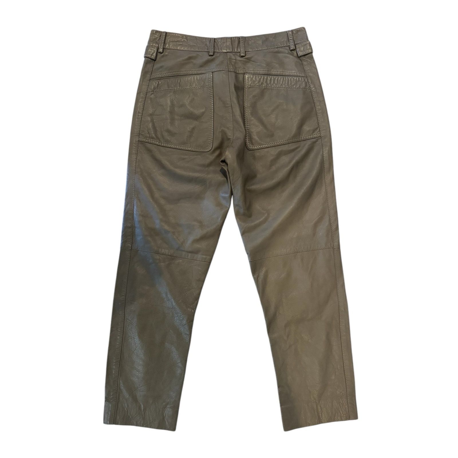 The Unbranded Brand Vagrant Italia Vintage Brown Leather Pants Made in Italy 46 Size 32" / US 10 / IT 46 - 4 Thumbnail