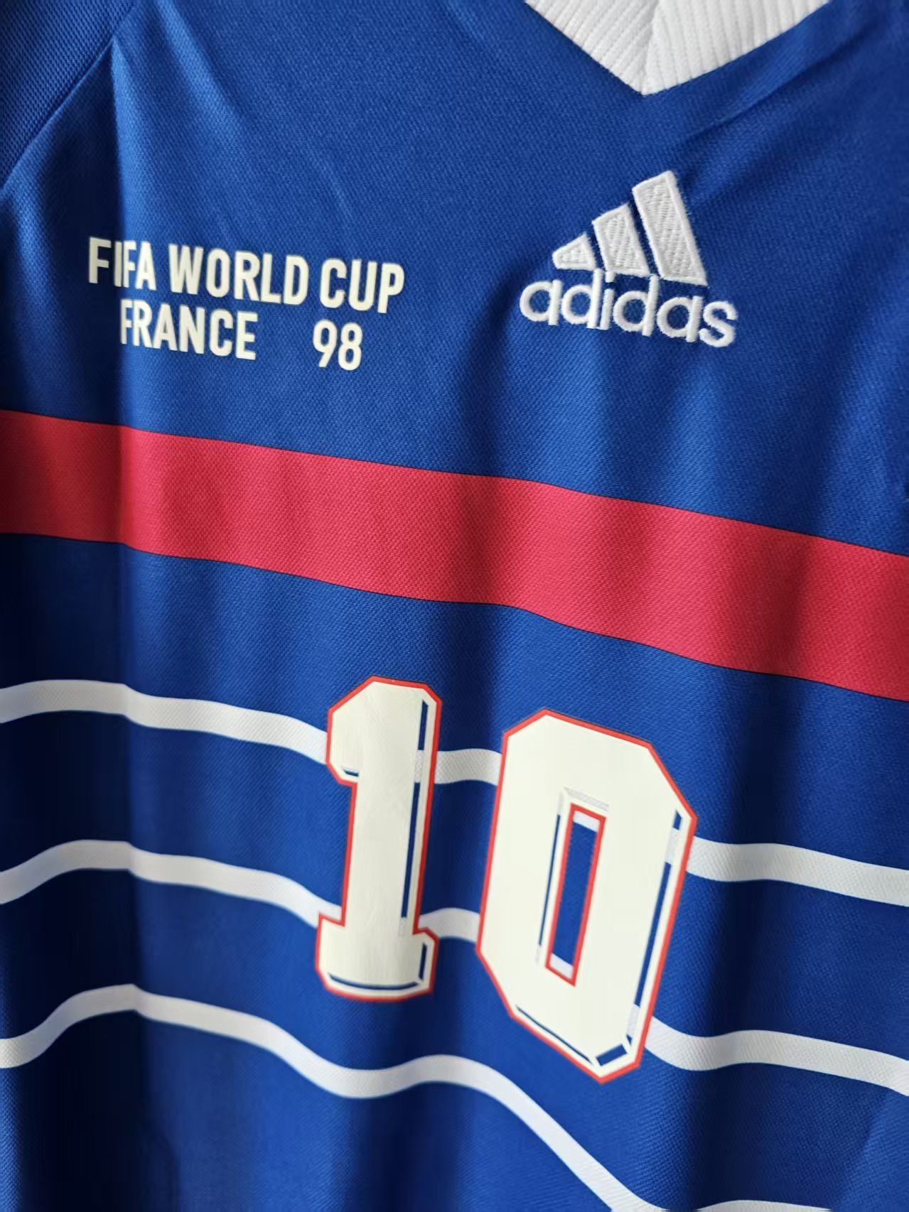 Other 1998 France Zidane Jersey Home Size US XL / EU 56 / 4 - 3 Thumbnail