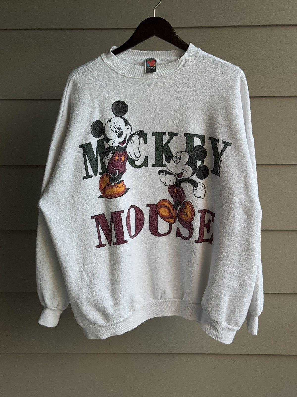 Disney Vintage Mickey Mouse sweatshirt made in USA 90s Size US XXL / EU 58 / 5 - 1 Thumbnail
