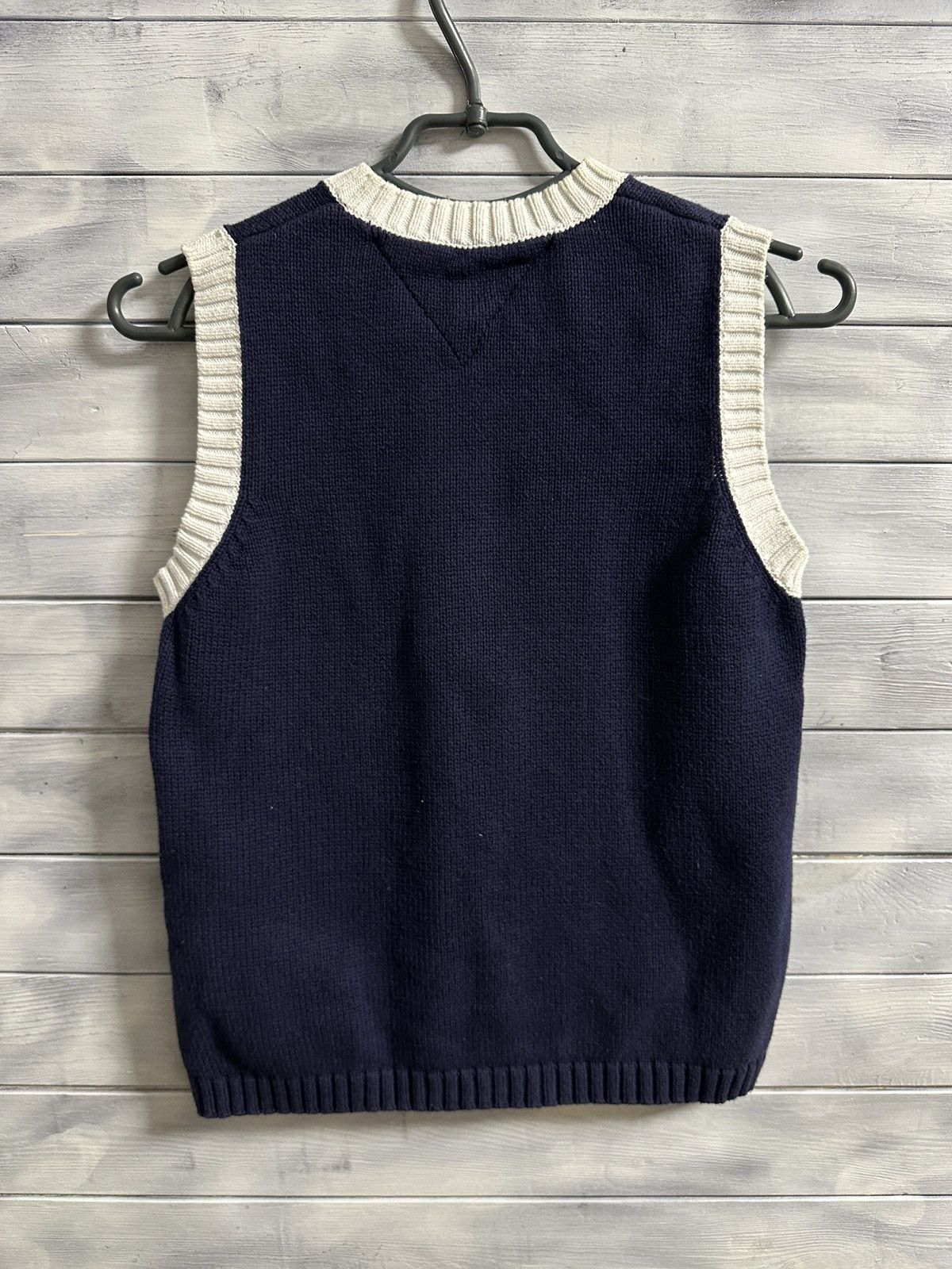 Tommy Hilfiger Rare Vest Tommy Hilfiger Bug Logo College Style. Size S / US 4 / IT 40 - 4 Thumbnail