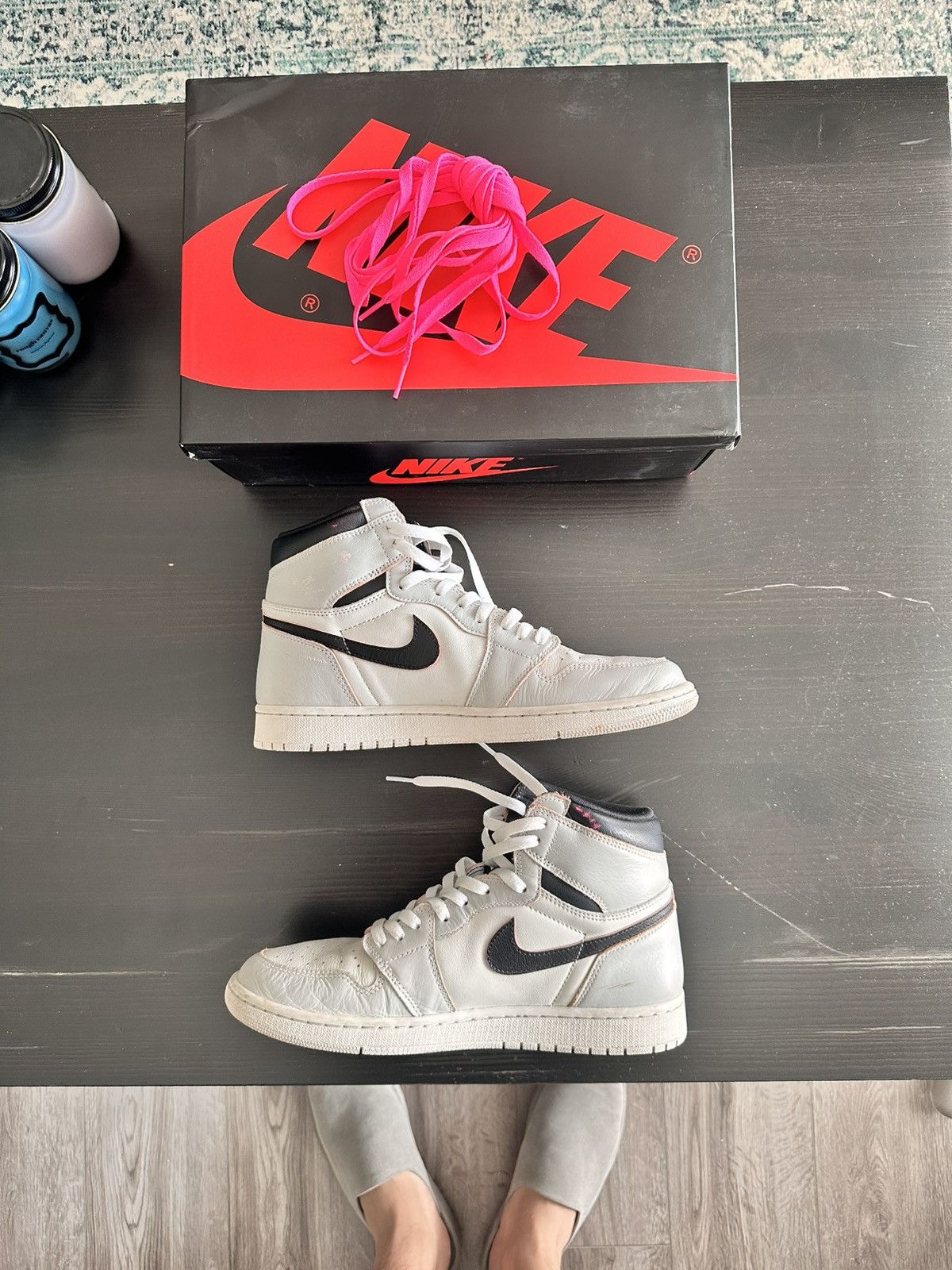 White Aj1 High Defiant AIR JORDAN HIGH OG DEFIANT “NYC TO PARIS”