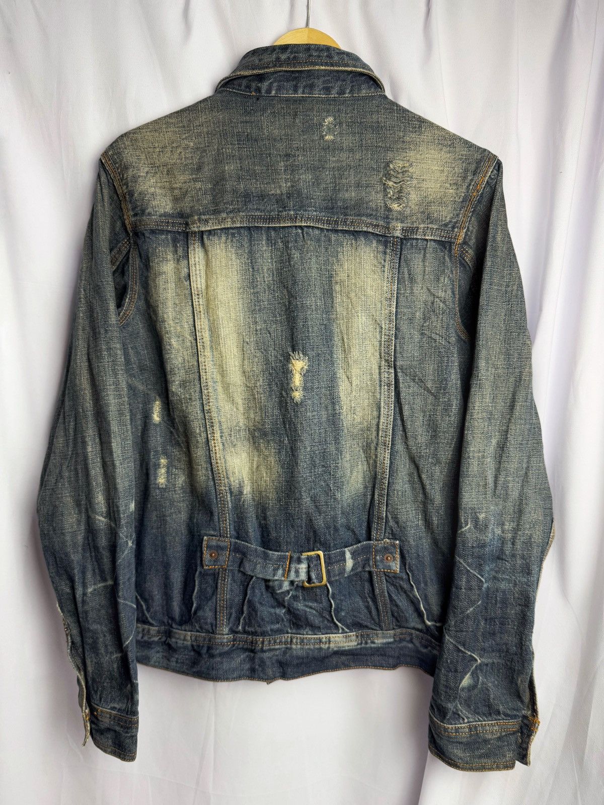 Tornado Mart Japanese Nero Type 2 Denim Buckle Back Jacket Size US M / EU 48-50 / 2 - 2 Thumbnail