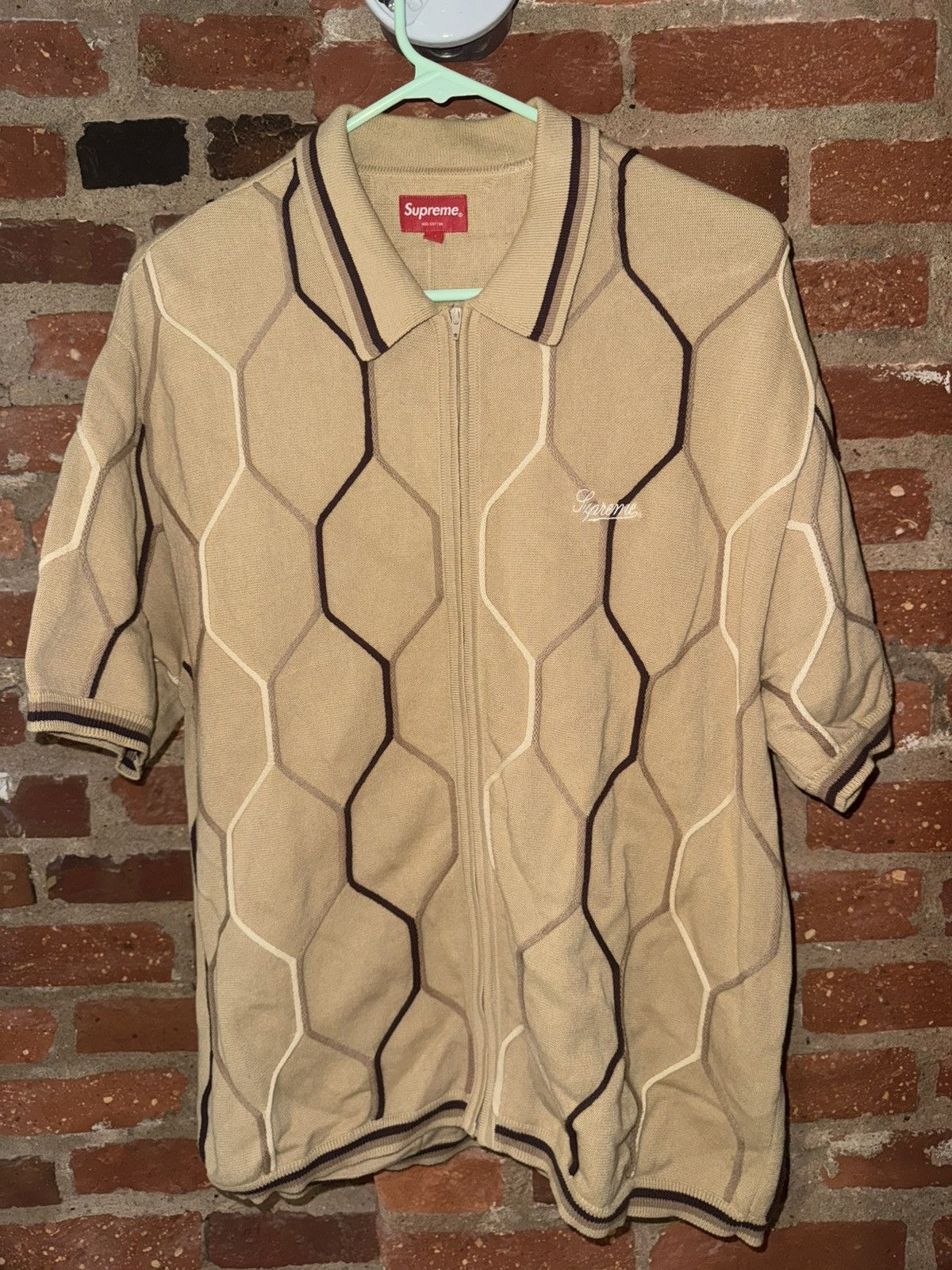 Supreme Supreme Knit Hex Polo Size US M / EU 48-50 / 2 - 1 Thumbnail