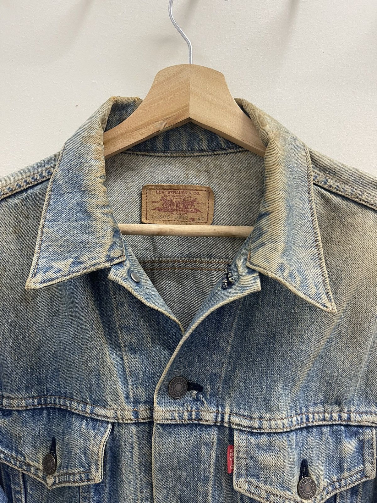 Levi's Vintage Levis Denim Trucker Jacket Size US M / EU 48-50 / 2 - 11 Thumbnail