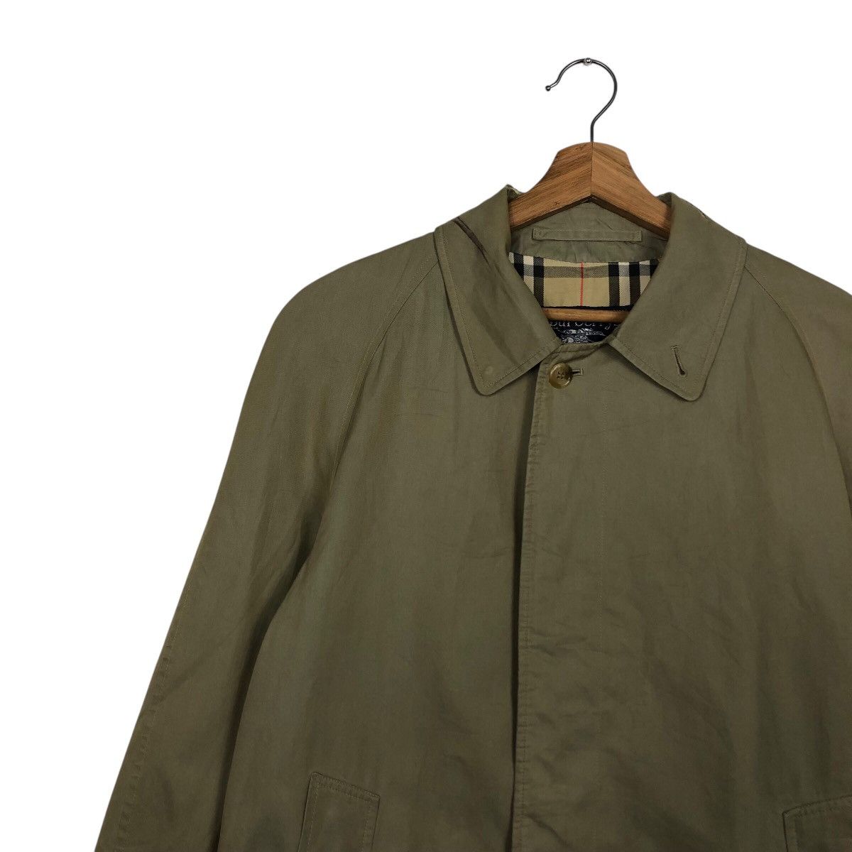 Burberry 📌Vintage Trench Coat Burberrys Made in England Nova Check Size US M / EU 48-50 / 2 - 8 Thumbnail