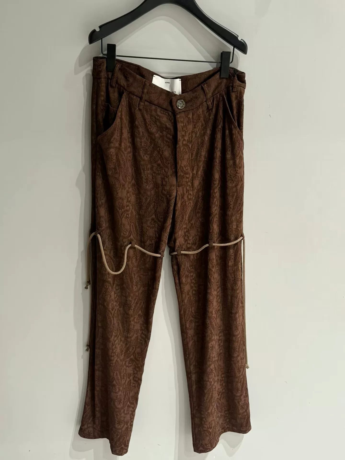 Song For The Mute SFTM 24.1 The Dreamers Strap Trousers Size US 32 / EU 48 - 1 Thumbnail