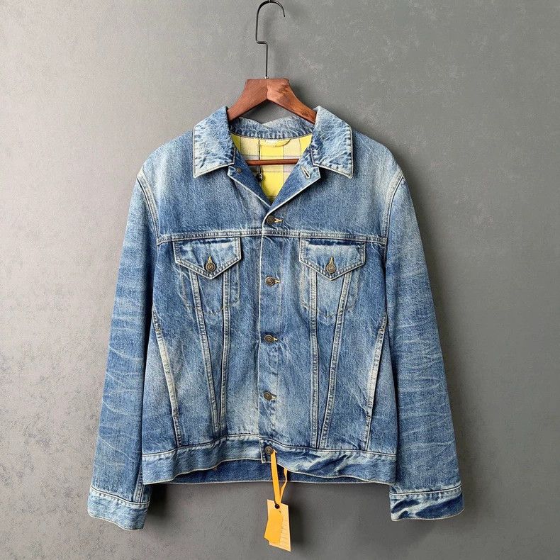 Gucci Gucci Puppy embroidered blue denim jacket Size US S / EU 44-46 / 1 - 1 Thumbnail
