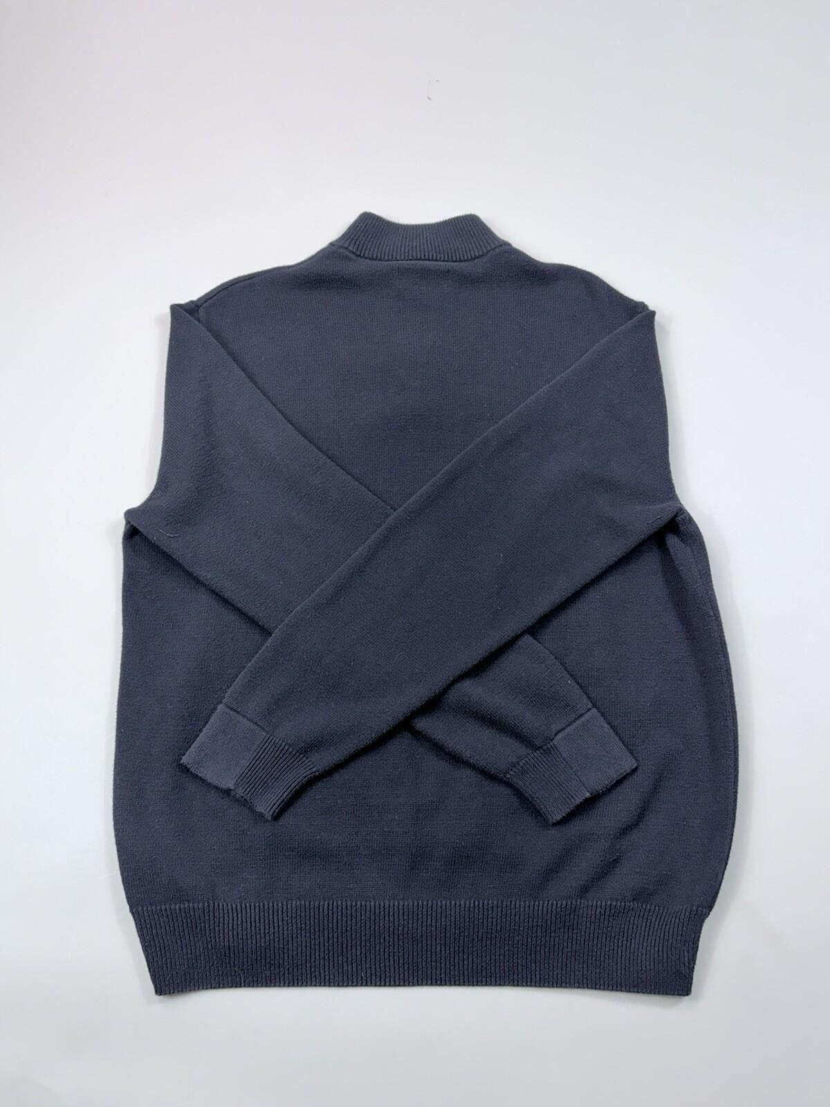Chaps Chaps black cotton-blend quarter-zip pullover sweater Size L Size US L / EU 52-54 / 3 - 6 Thumbnail