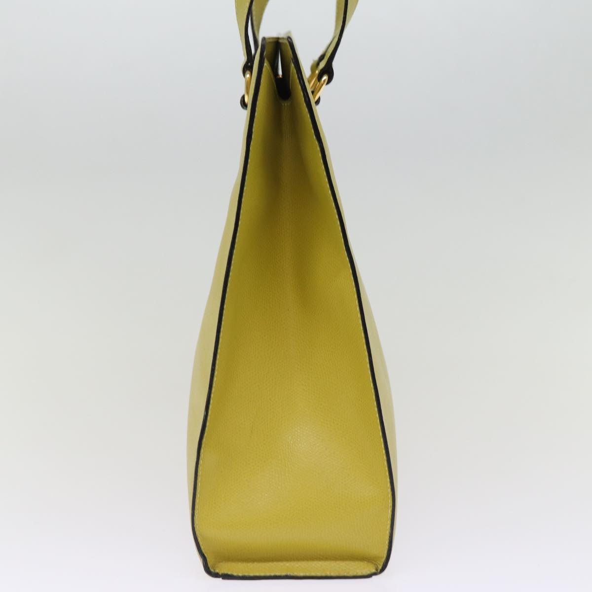 Celine CELINE Tote Bag Leather Yellow Size ONE SIZE - 4 Thumbnail