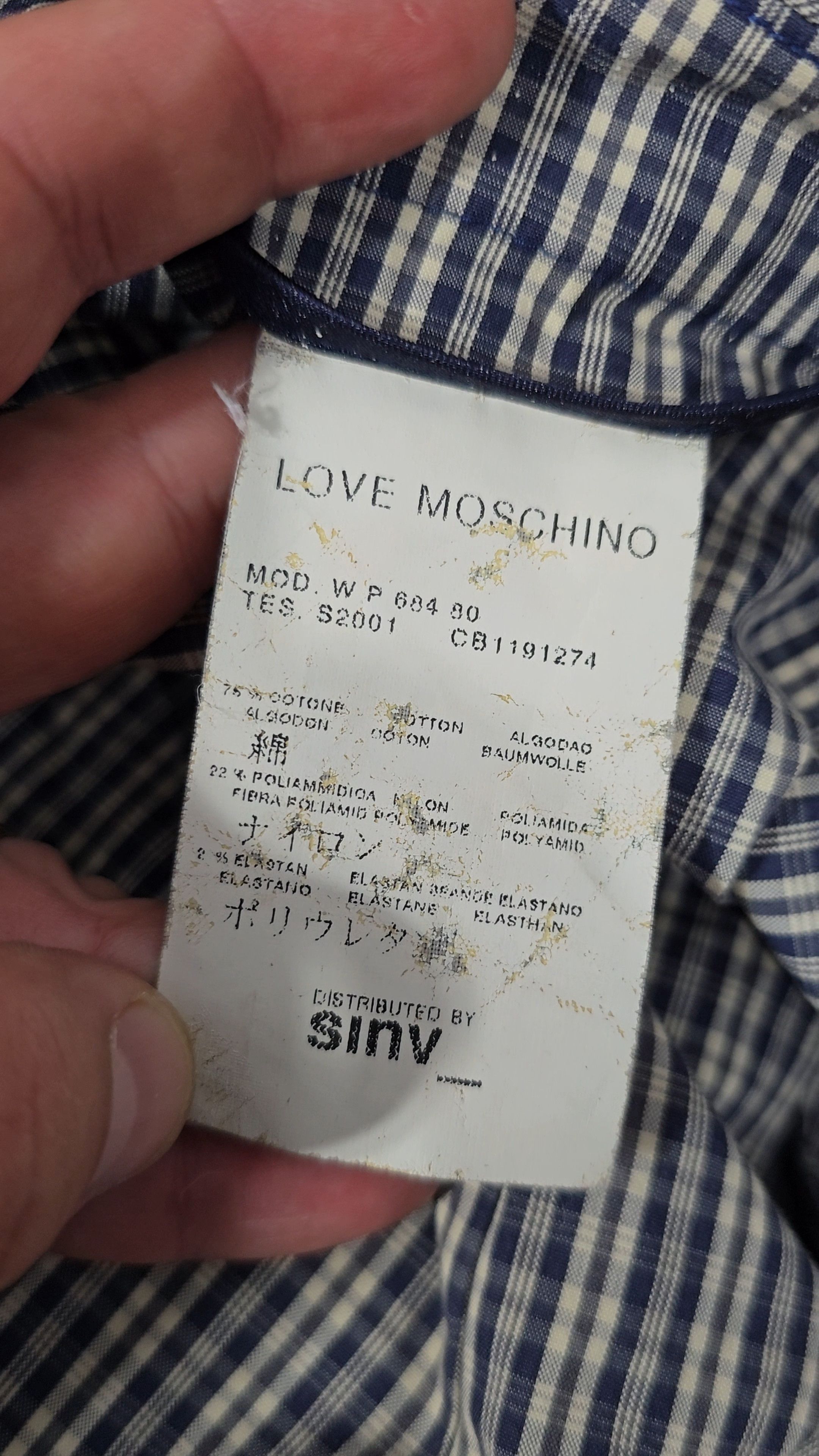 Love Moschino Love Moschino VINTAGE ,black and white checkered slim-leg Size 30" / US 8 / IT 44 - 10 Thumbnail