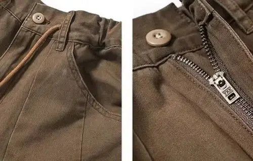 Japanese Brand 20SS Indigo Union Japan Brown Minimal Relaxed Fit Pants Size US 32 / EU 48 - 4 Thumbnail