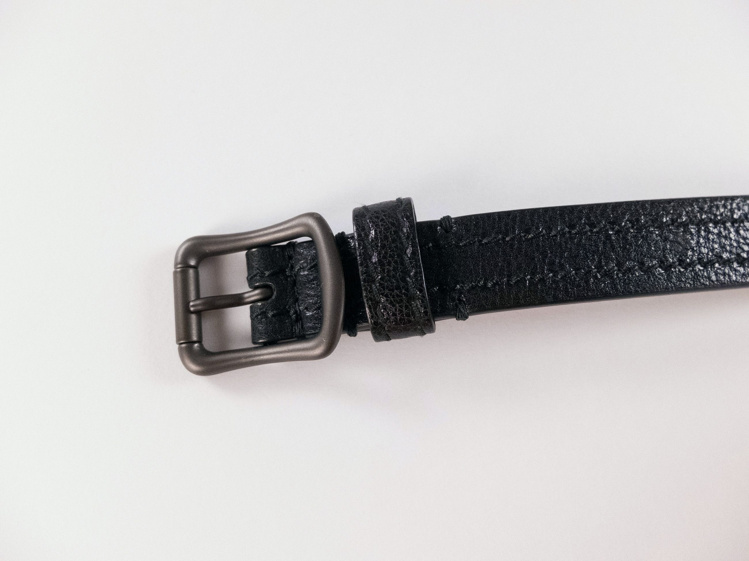 Bottega Veneta BOTTEGA VENETA thin black leather belt 75 - 28 30 inch waist Size ONE SIZE - 2 Thumbnail