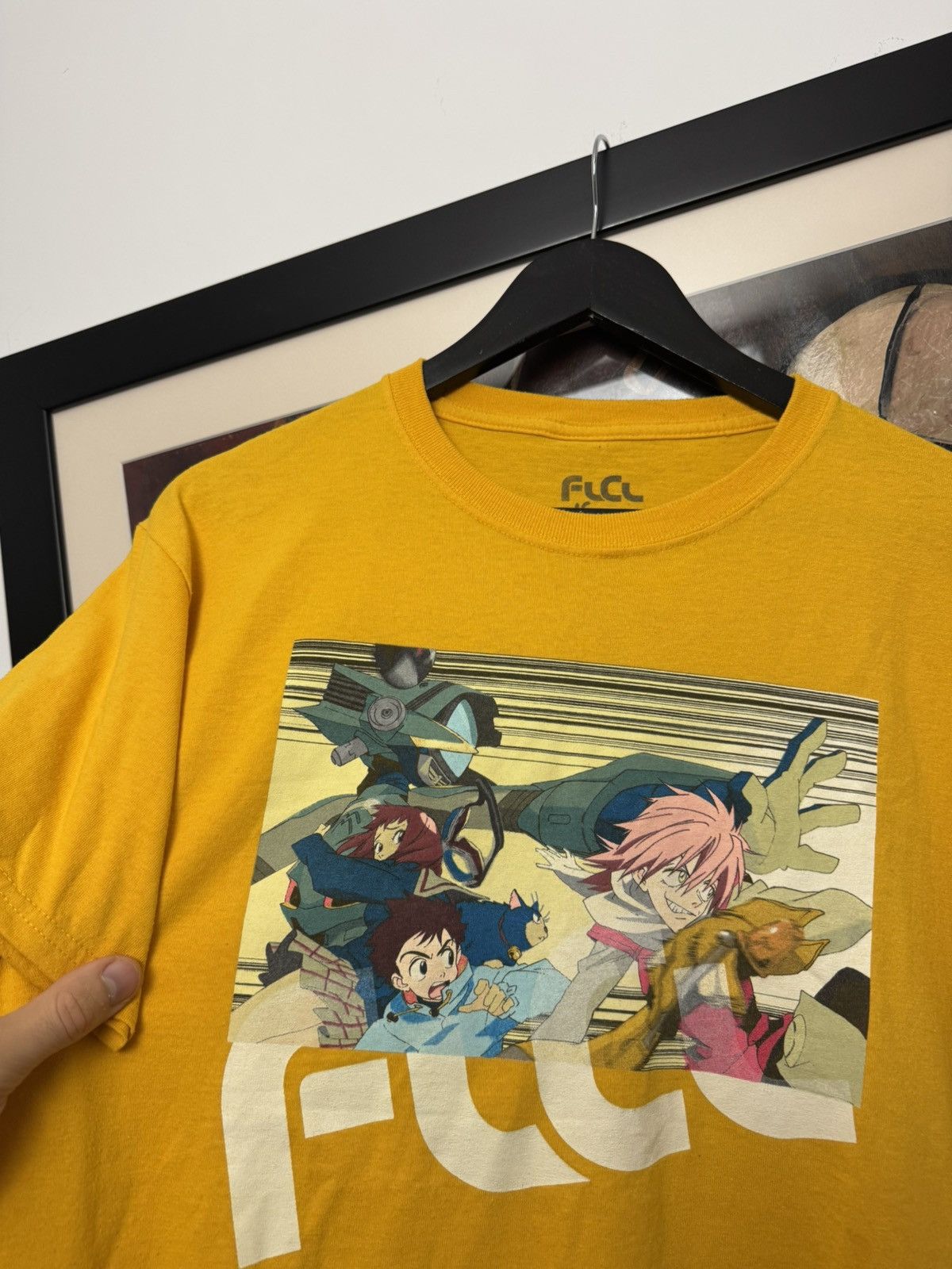 Anime Rare Japanese Anime Fooly Cooly FLCL Promo Tee Manga Series Size US M / EU 48-50 / 2 - 2 Thumbnail