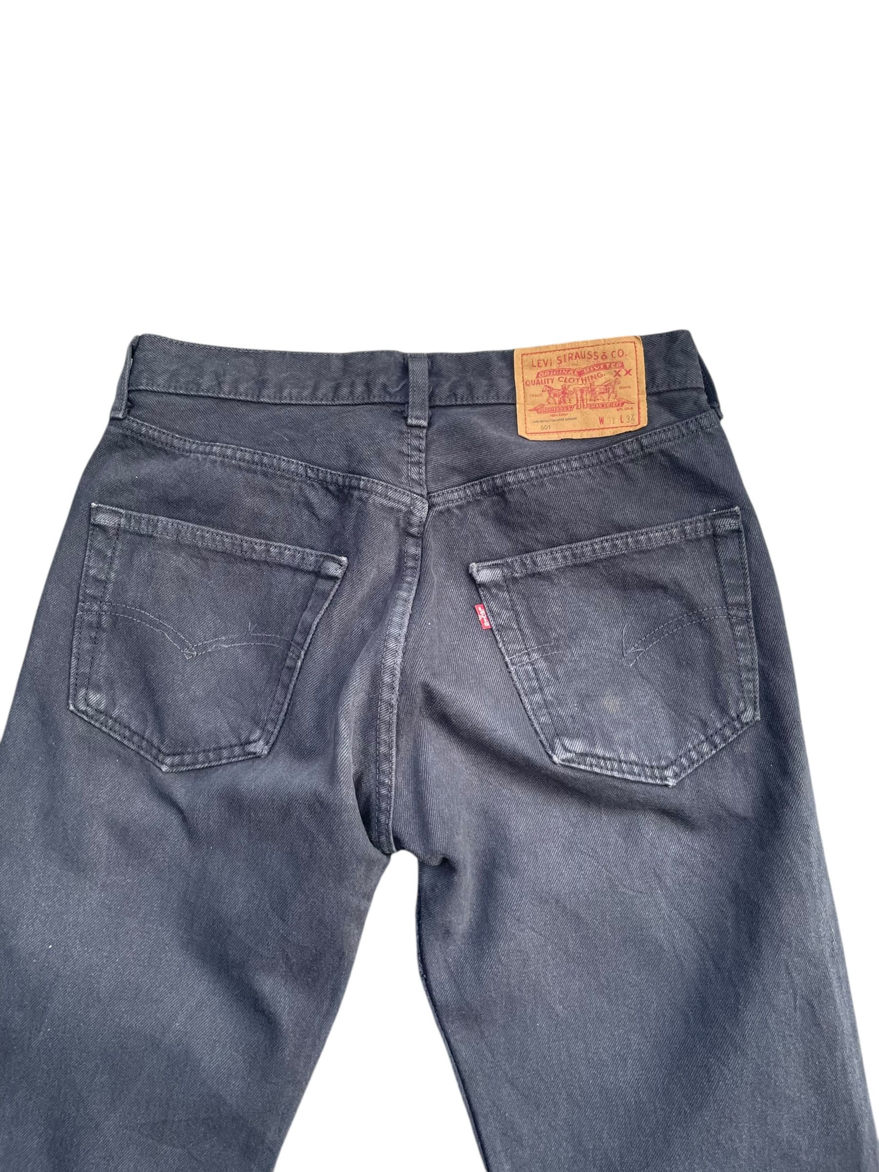 Levi's Vintage Levis 501 e Black Size US 30 / EU 46 - 6 Thumbnail