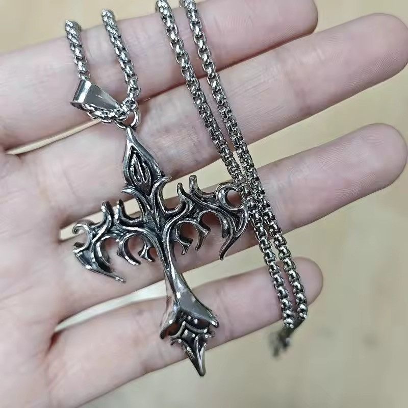 gunda junk heaven mirror クロス y2k grunge Japanese Brand Gunda x 5th Junk Heaven Necklace | Grailed